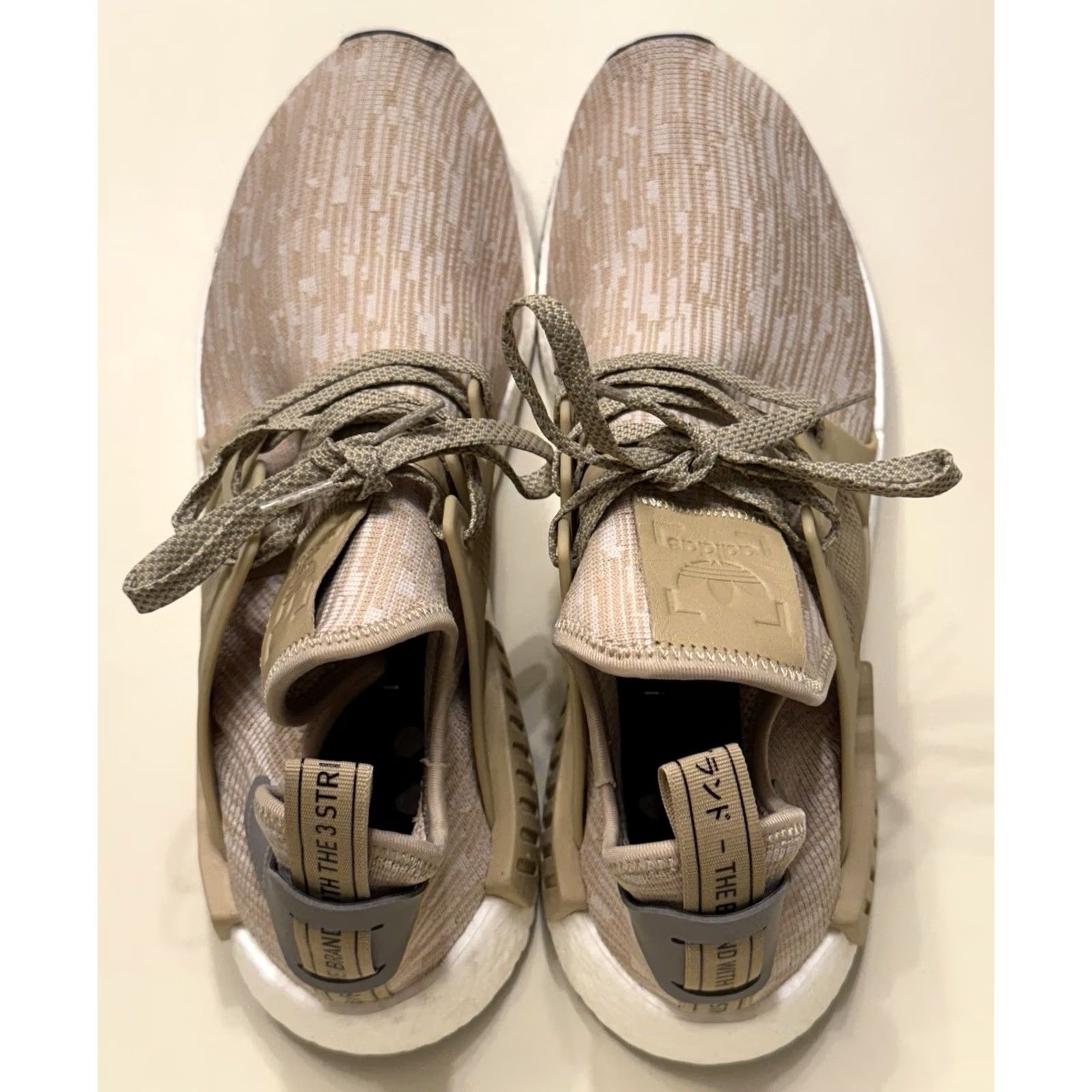 Adidas adidas NMD XR1 Boost Linen Primeknit Sneaker Mens 13 Linen/Metallic Silver/Core Black 2016 S77194 Vintage No Size US 13 / EU 46 - 3 Thumbnail