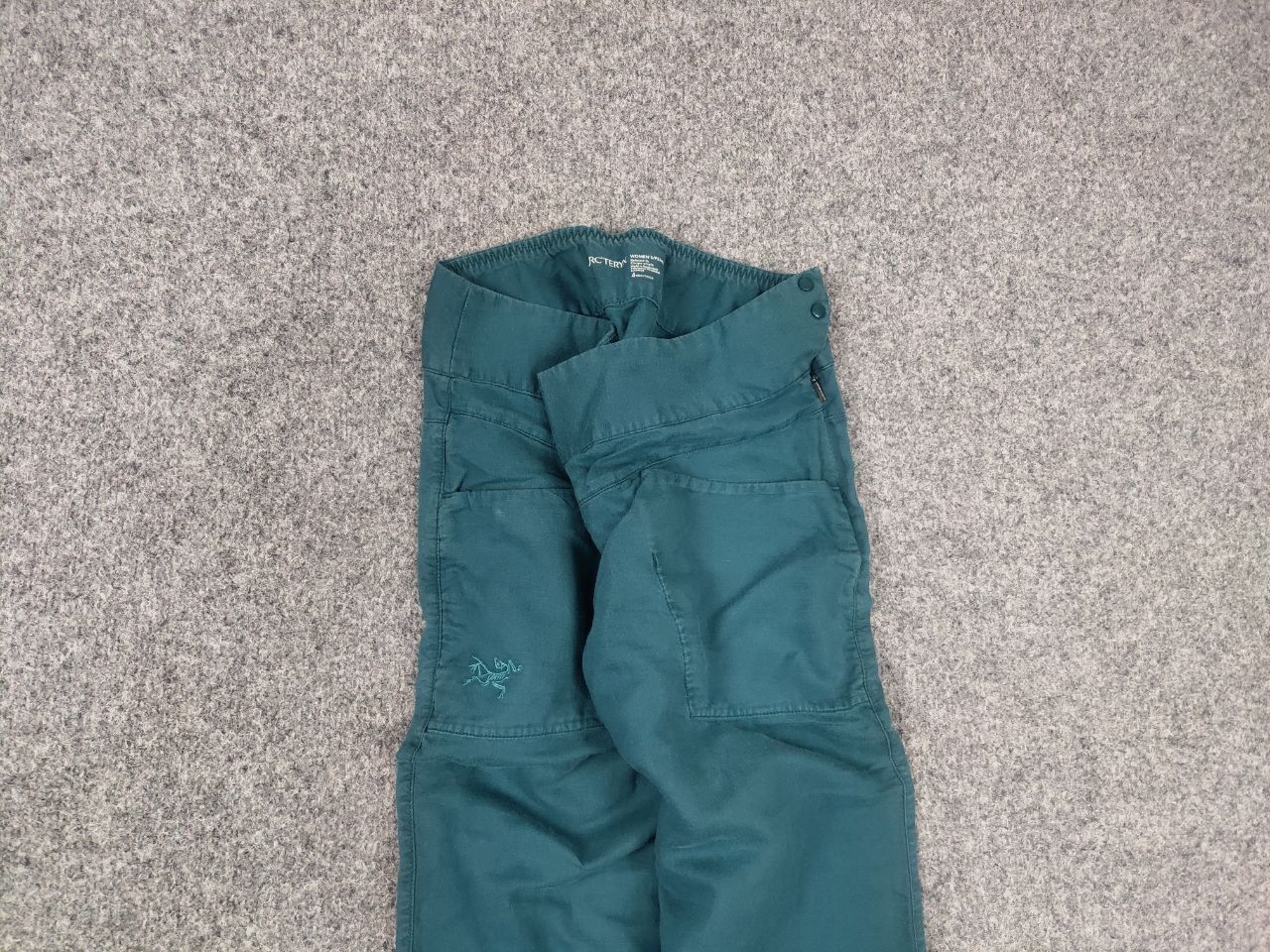 Arc'teryx Arcteryx Vintage Spadina light Casual Pants turquoise Linen Size 29" - 4 Thumbnail