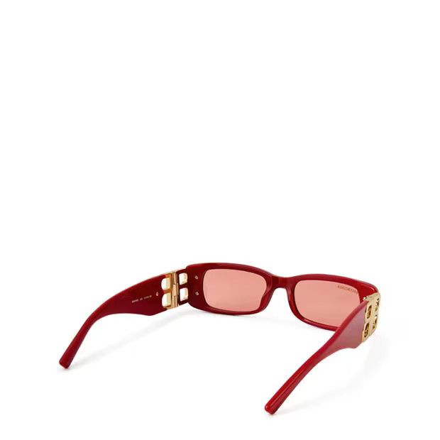 Balenciaga o1g2r1mq0924 Size: OS / Sunglasses in Red & Gold Size ONE SIZE - 4 Thumbnail