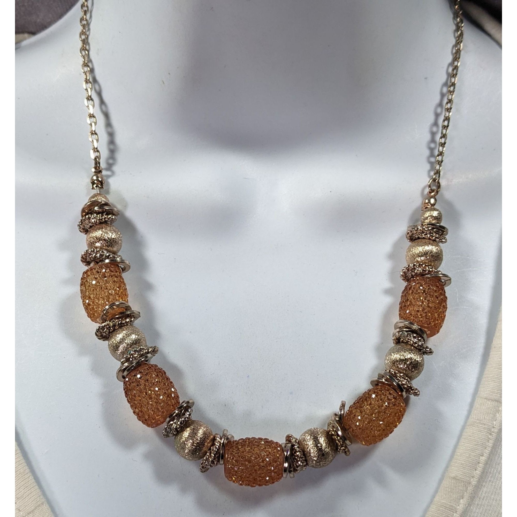 Other Retro Glam Metallic Honey Jelly Beaded Necklace Size ONE SIZE - 4 Thumbnail