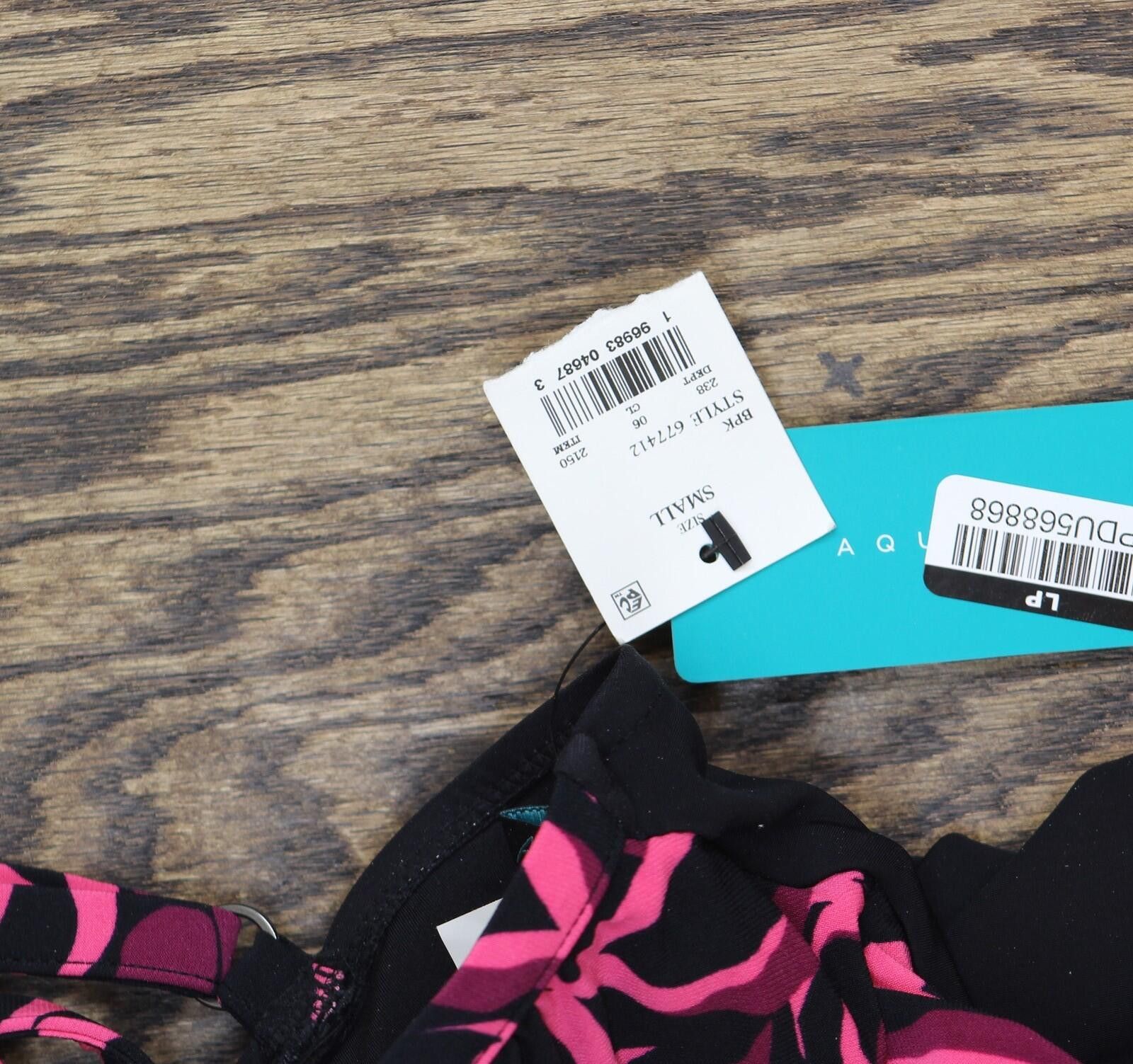 Other Aqua Green 50 Front One Piece Swimsuit 677412 Pink Multi S Size ONE SIZE - 3 Thumbnail