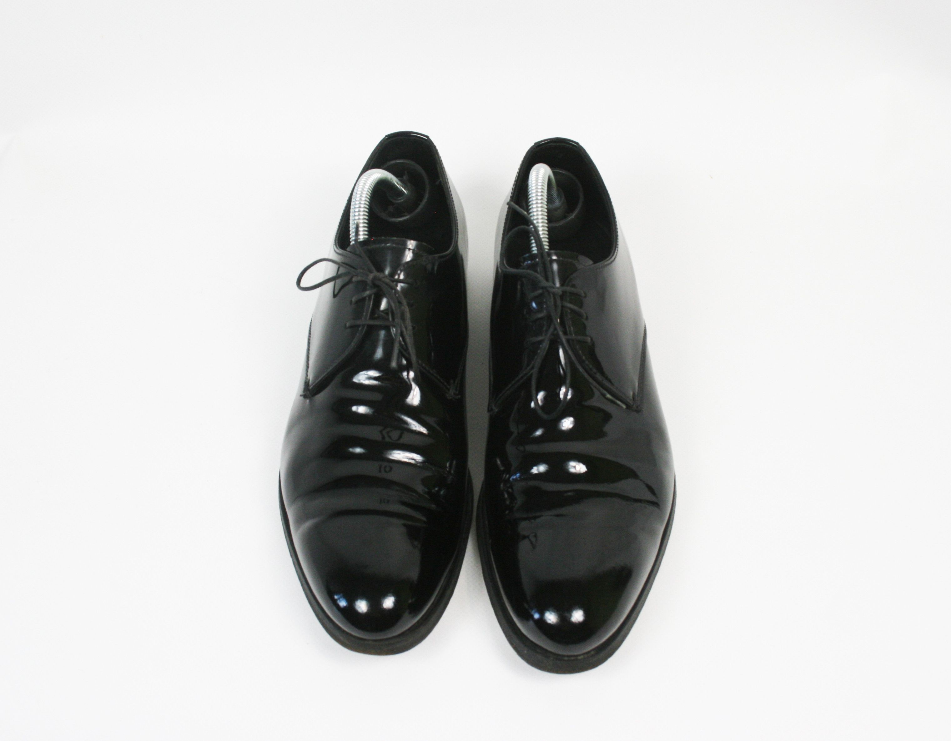 Prada 2008 Mainline Patent Leather Derby Shoes Size US 8 / EU 41 - 5 Thumbnail