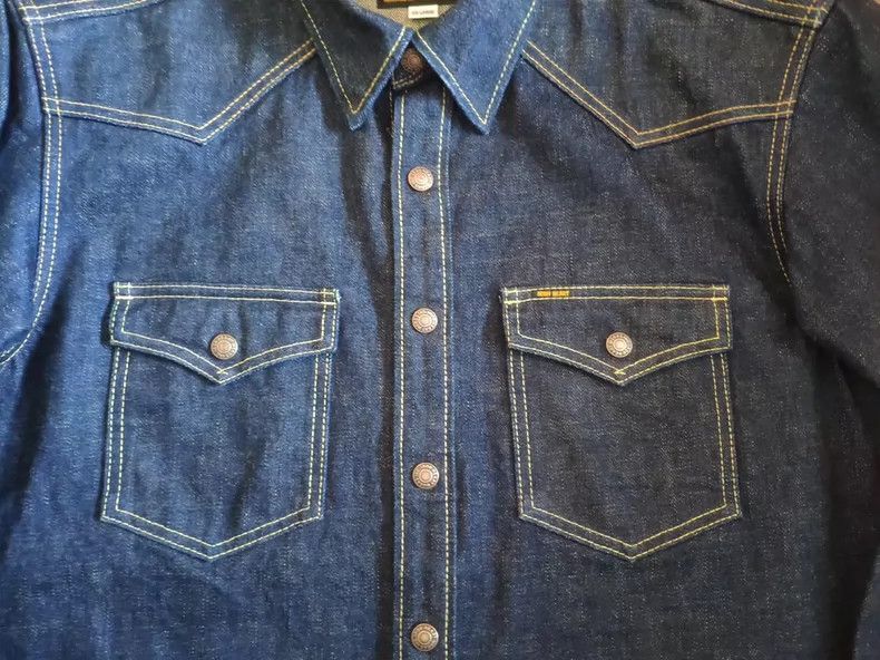 Iron Heart Iron Heart Heavy 18oz denim workwear shirt Size US XXL / EU 58 / 5 - 6 Thumbnail