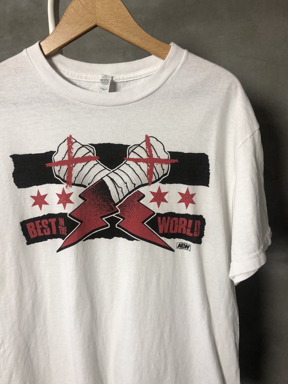 Other CM Punk AEW “Best in the World” Shirt Size L White Wrestling Size US L / EU 52-54 / 3 - 2 Thumbnail