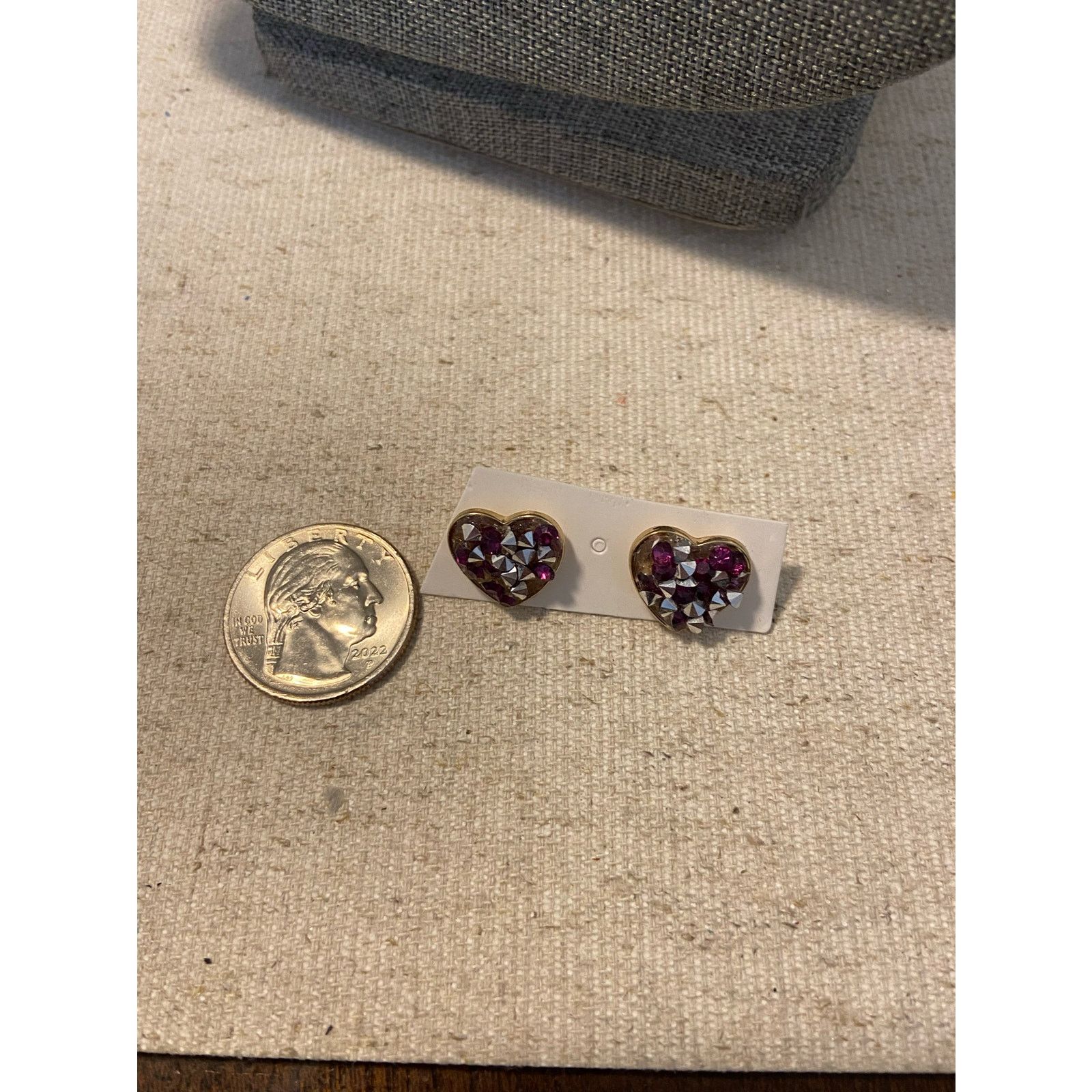 Other purple heart stud Earrings Size ONE SIZE - 2 Thumbnail
