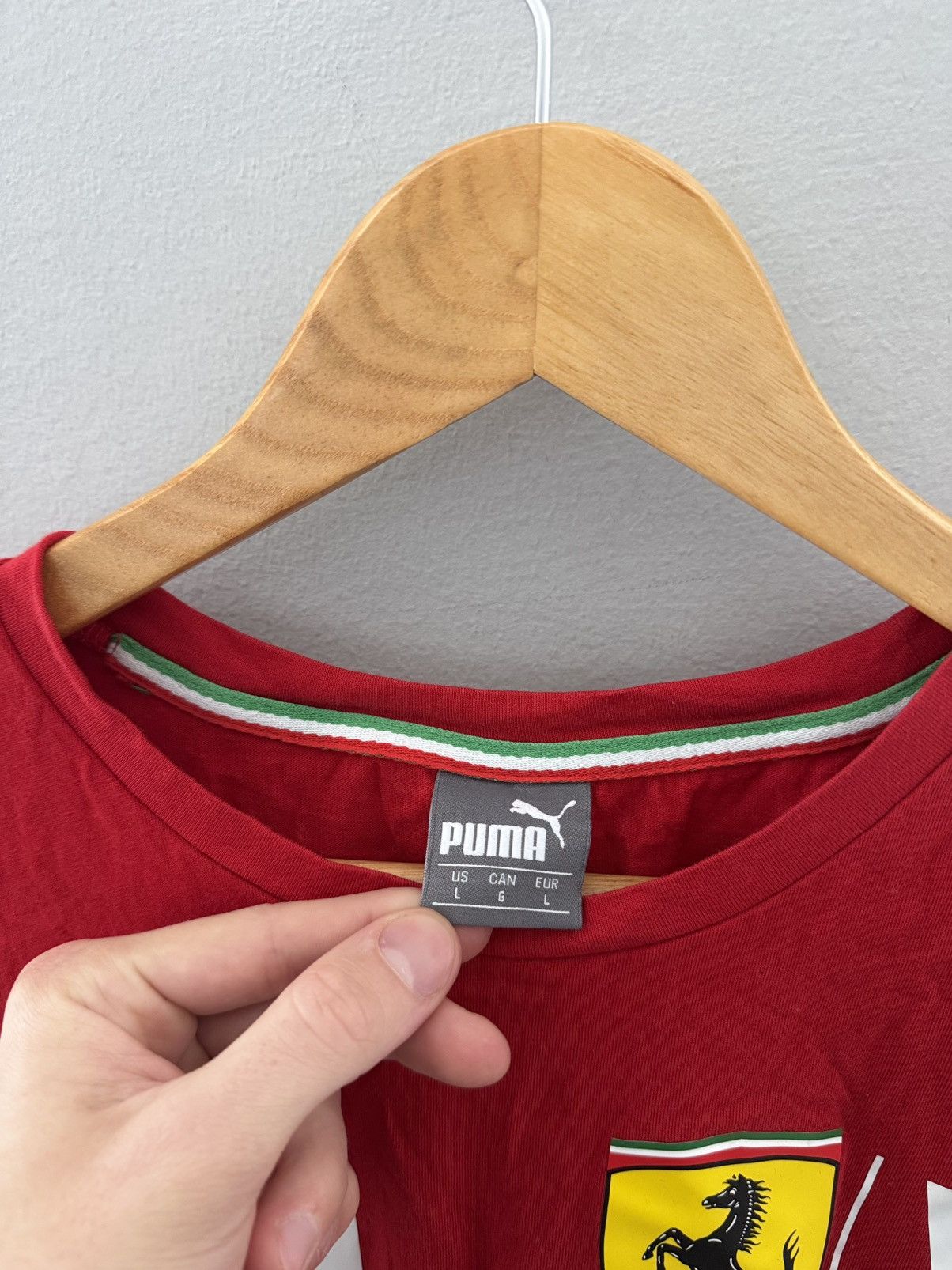 Ferrari × Puma Tee Ferrari Puma Red jersey Size US L / EU 52-54 / 3 - 5 Thumbnail