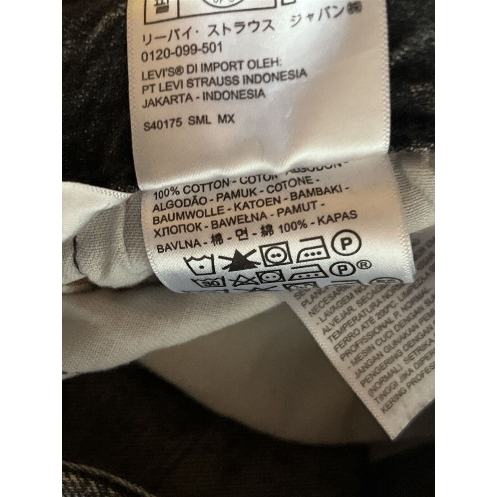 Levi's Levis 501 CT Jeans 29x32 Grey Taper Denim Cotton Button Fly Size US 29 - 9 Thumbnail