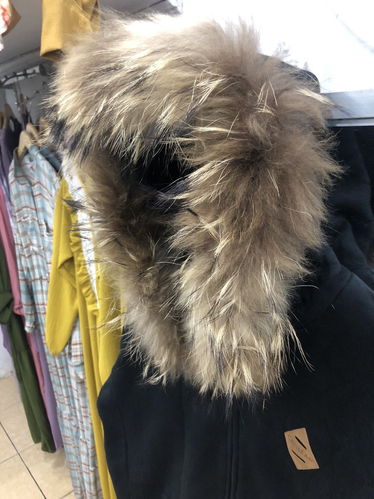 If Six Was Nine × Le Grande Bleu (L.G.B.) Canleap Fur Hoodie Sherpa Ifsixwasnine LGB style Size US M / EU 48-50 / 2 - 3 Thumbnail