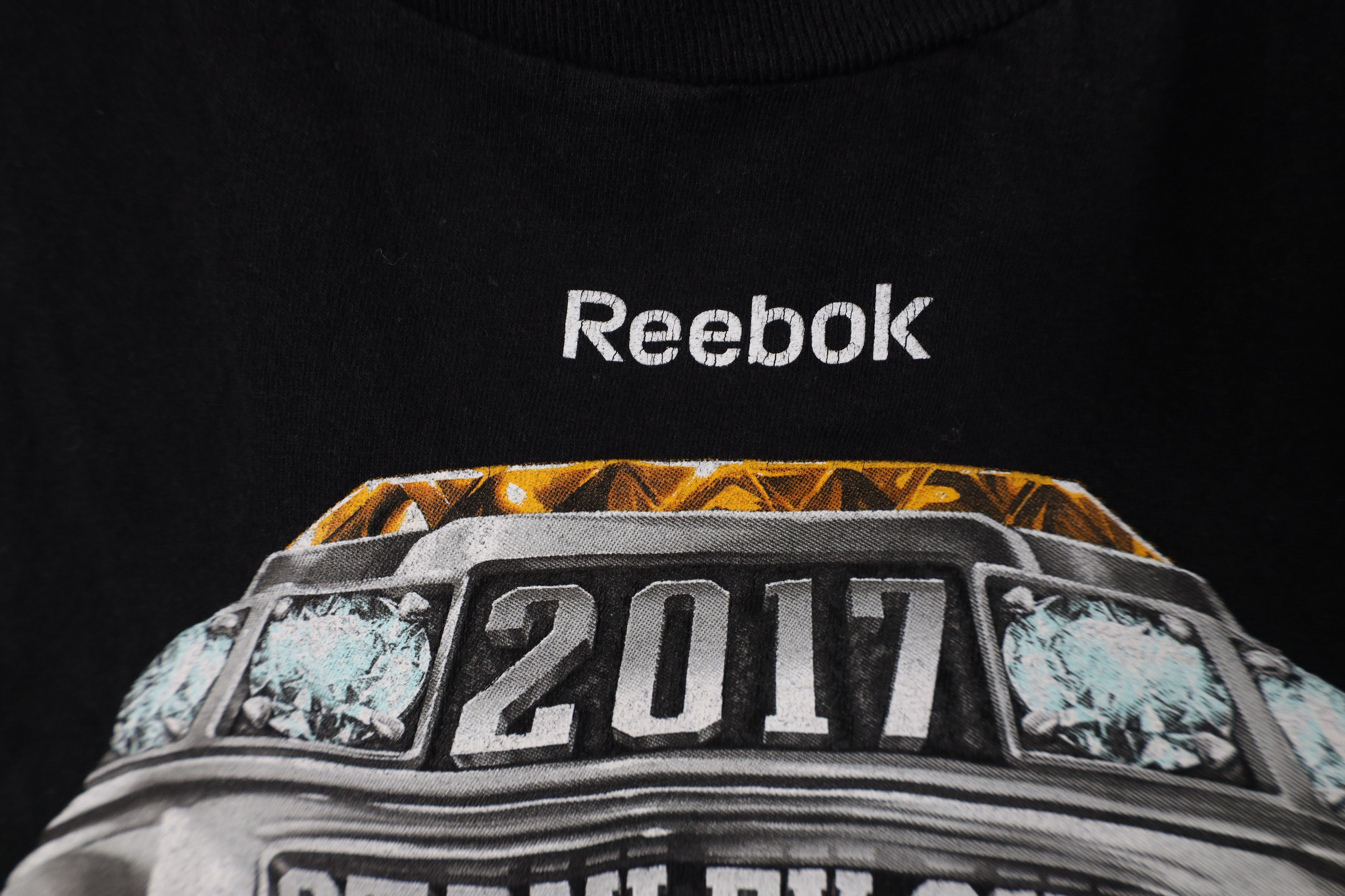 Reebok × Vintage Vintage Y2K Reebok Penguins Stanley Cup Champs Ring T-Shirt Size US L / EU 52-54 / 3 - 6 Thumbnail
