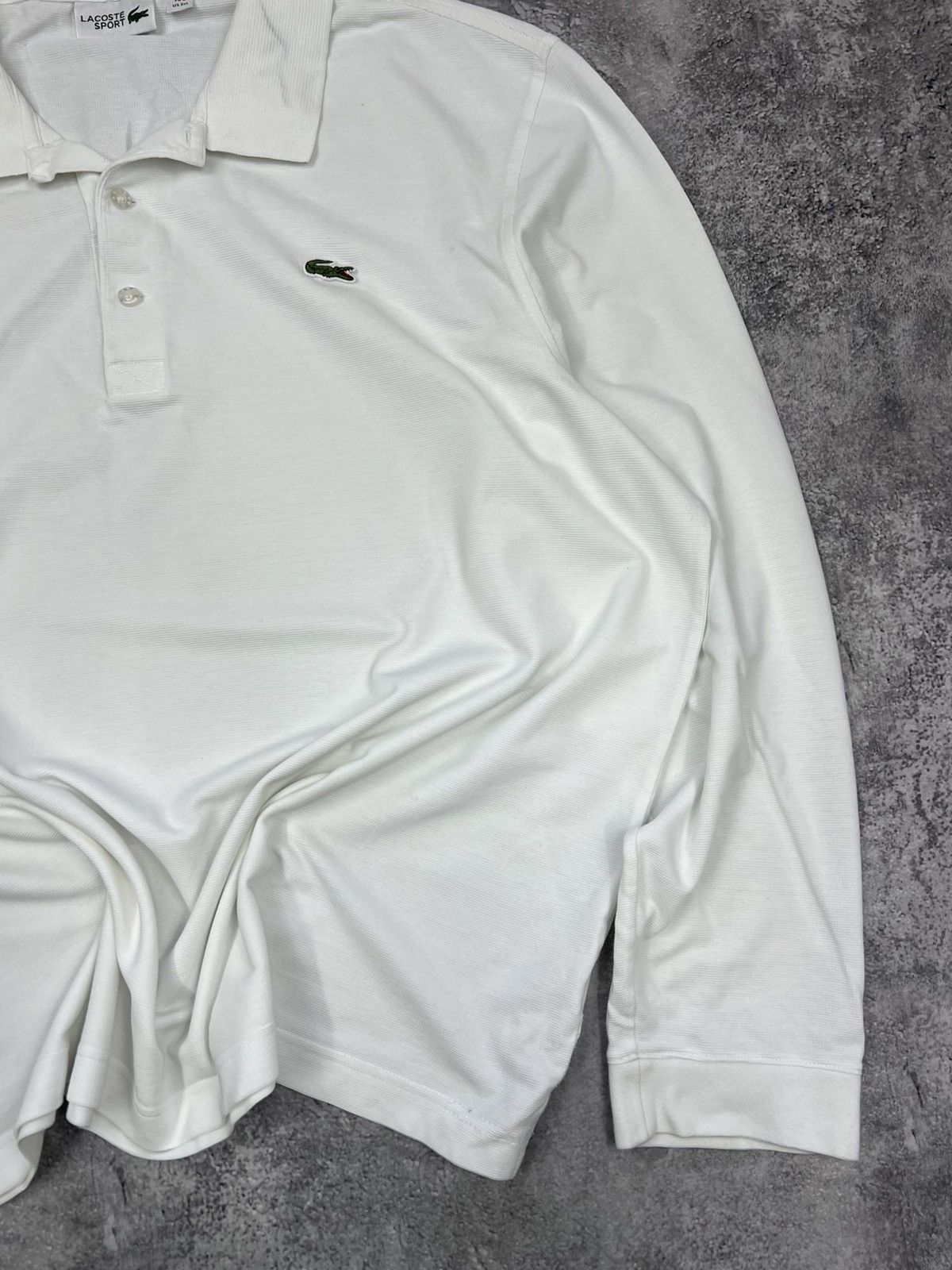 Lacoste 3xlarge Lacoste White Classic Polo Sweater Size US XXL / EU 58 / 5 - 2 Thumbnail