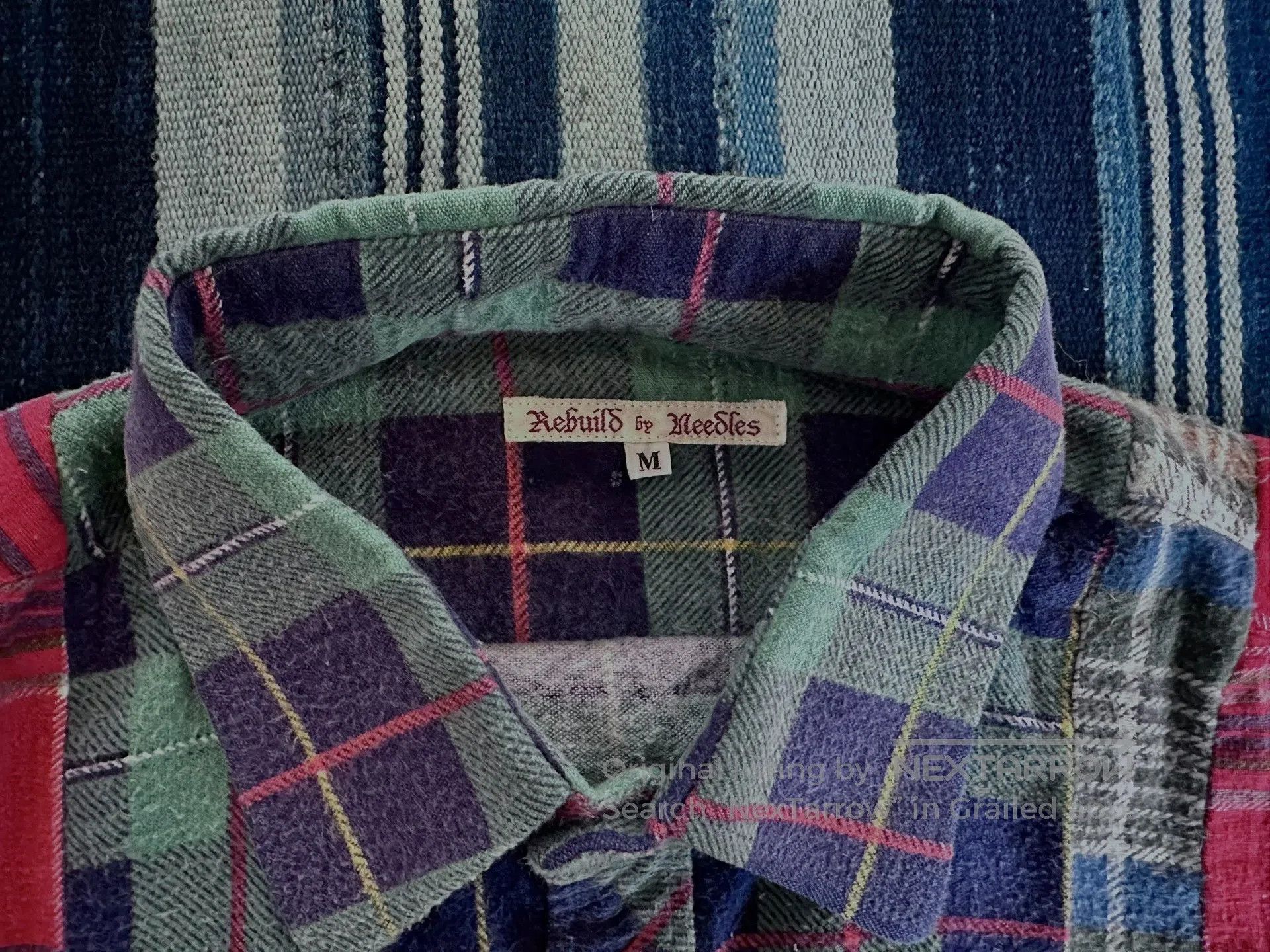 Needles Rebuild By Needles Ribon Wide Flannel Shirt. Size US M / EU 48-50 / 2 - 5 Thumbnail