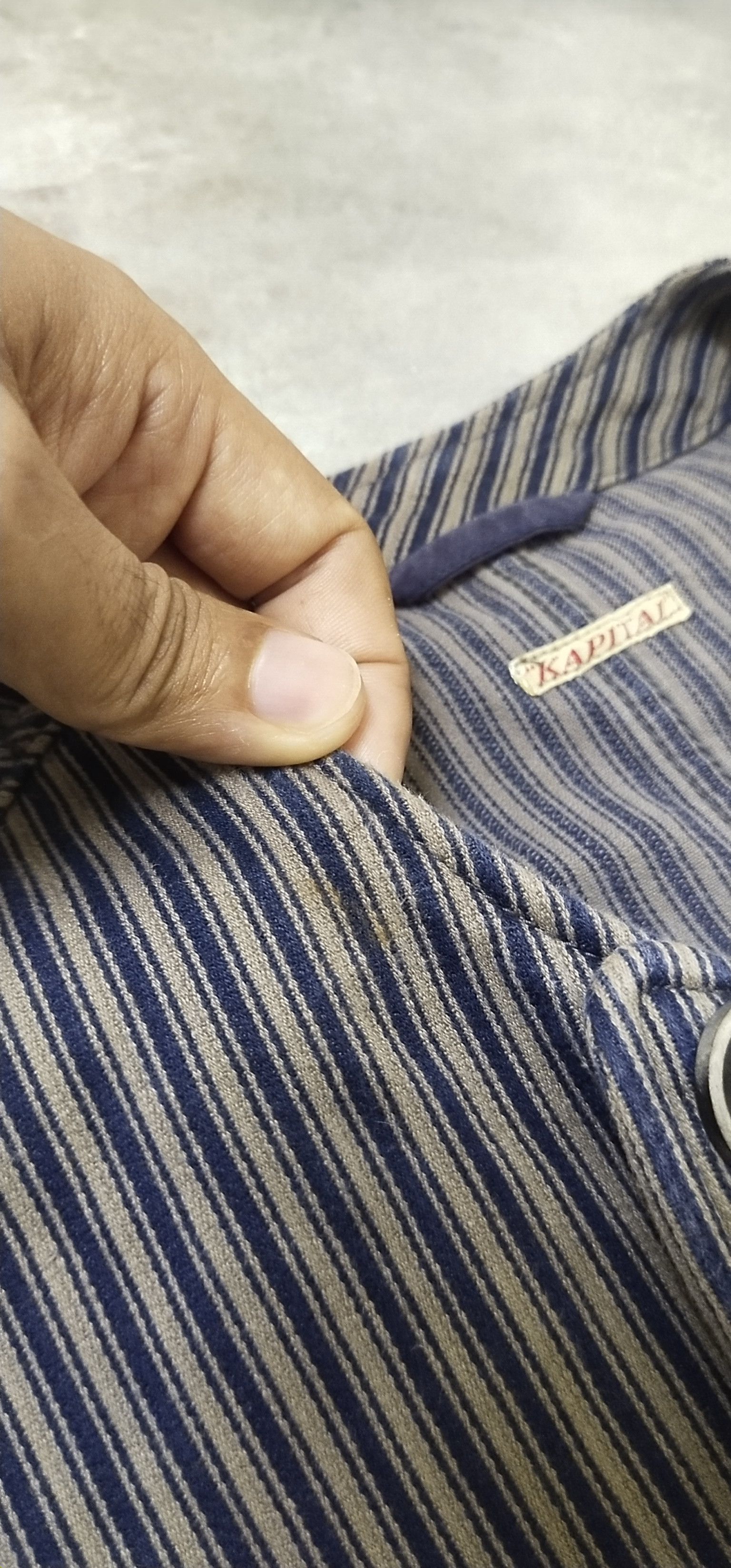 Other Final Drop Kapital Hickory Stripe Vest M Size M / US 6-8 / IT 42-44 - 13 Thumbnail