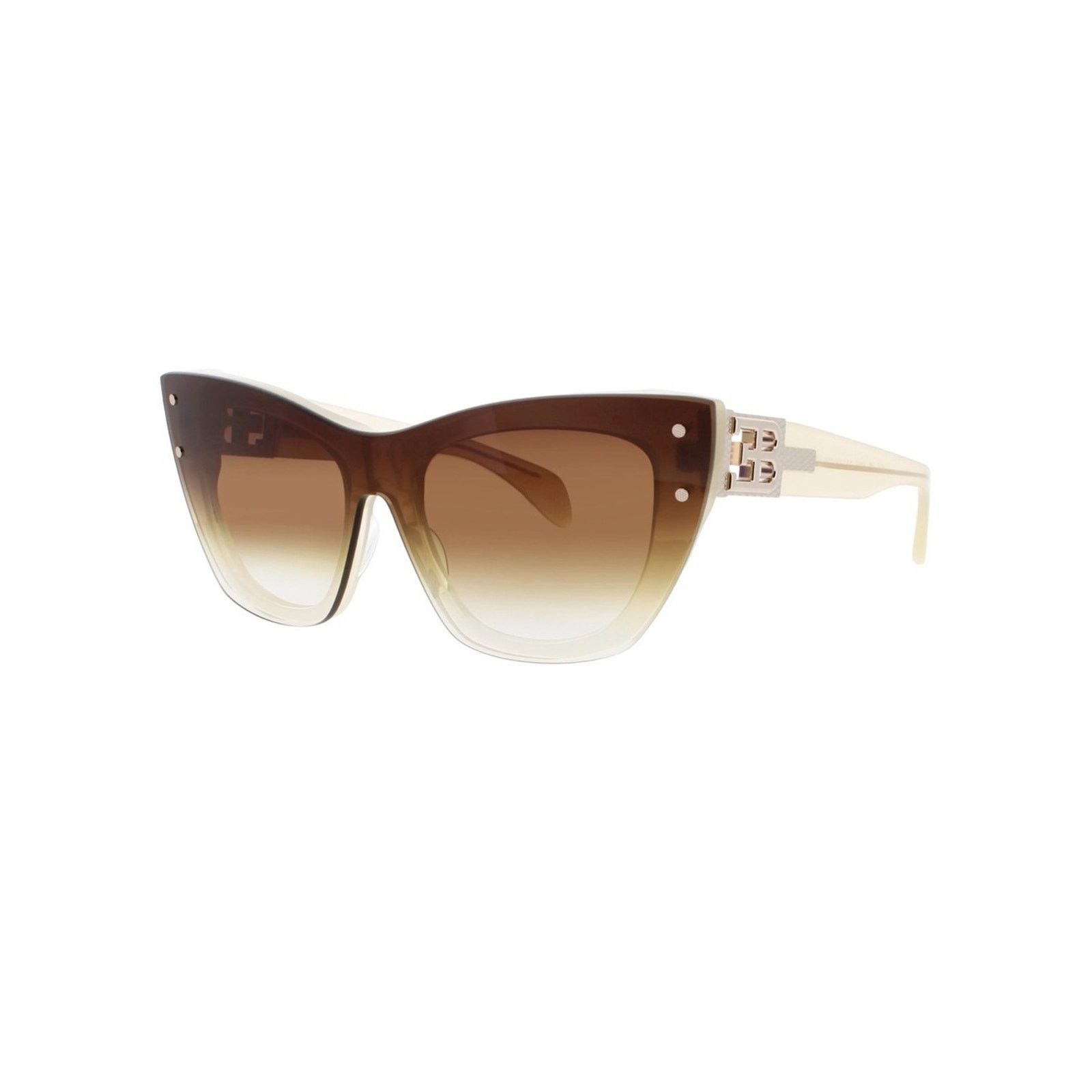 Bugatti New BUGATTI 48L BNE Brown Gradient Cat-Eye Sunglasses Size ONE SIZE - 1 Thumbnail