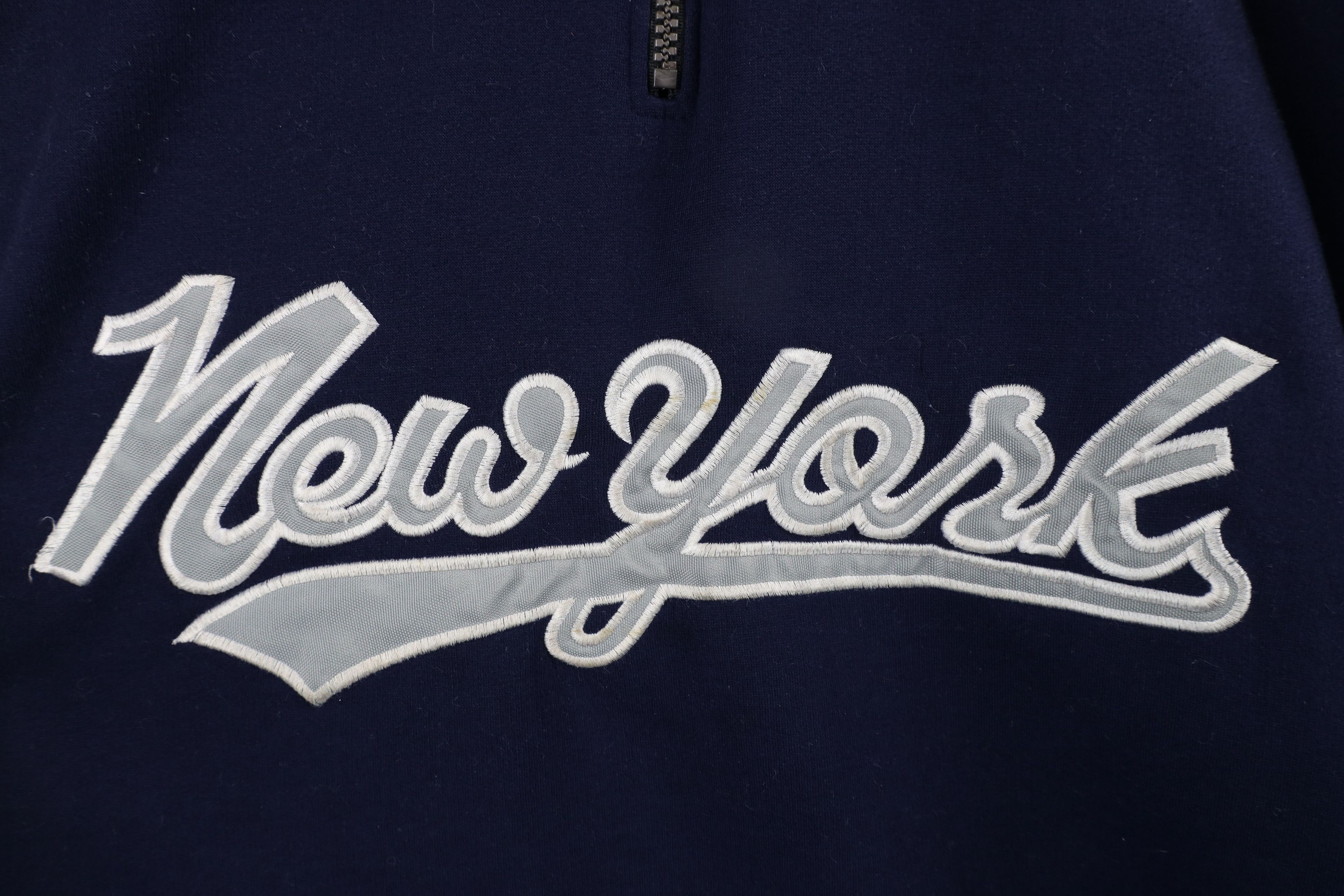Vintage Vintage 90s Streetwear Spell Out Script New York Sweatshirt Size US XXL / EU 58 / 5 - 4 Thumbnail