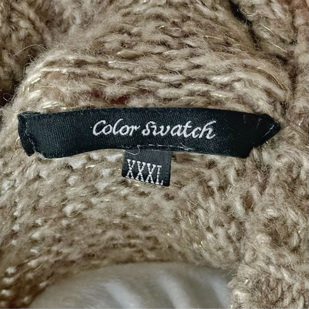 Other COLOR SWATCH Women's Colorful Massive Blanket Wrap Sweater Size 3XL / US 20-22 - 6 Thumbnail
