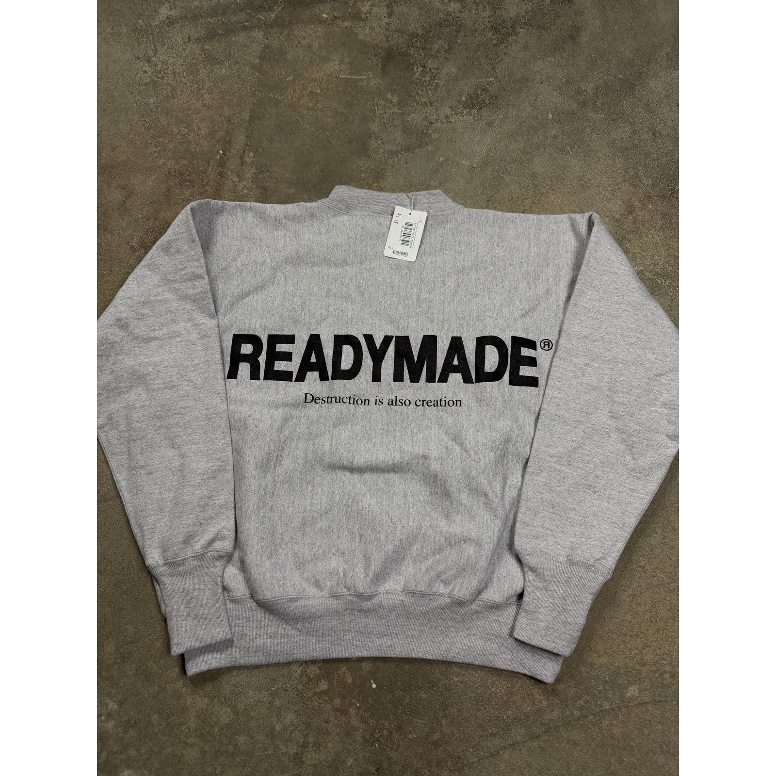 READYMADE Ready Made Creweck Grey New Medium With Tags Size US M / EU 48-50 / 2 - 1 Thumbnail