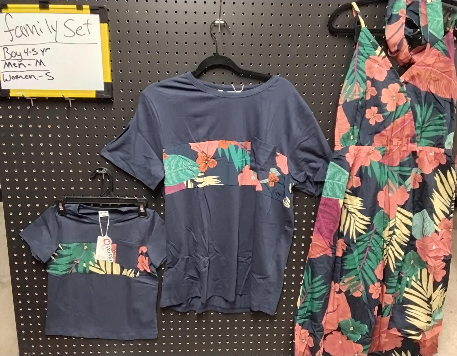 Other Fun Family Set: Matching Floral Dress & Tees - Grab Yours! Size ONE SIZE - 1 Preview