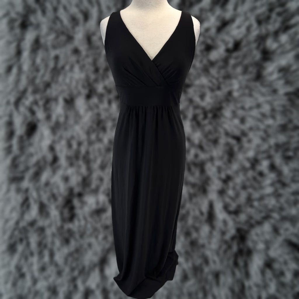 Ralph Lauren Lauren Ralph Lauren Maxi Dress Women Black Size 8 Long Sleeveless V-Neck Cocktail Party Size M / US 6-8 / IT 42-44 - 1 Thumbnail
