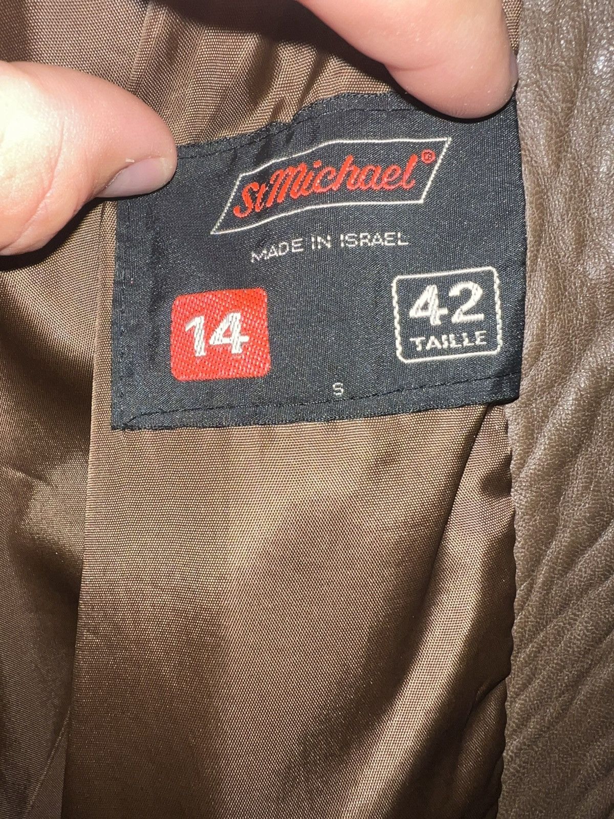 Other St Michael Leather Jacket Vintage Size US S / EU 44-46 / 1 - 12 Thumbnail