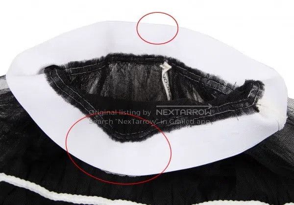 Comme des Garcons Comme Des Garcons size M Black Vintage Tulle Design Skirt Size 23" - 5 Thumbnail