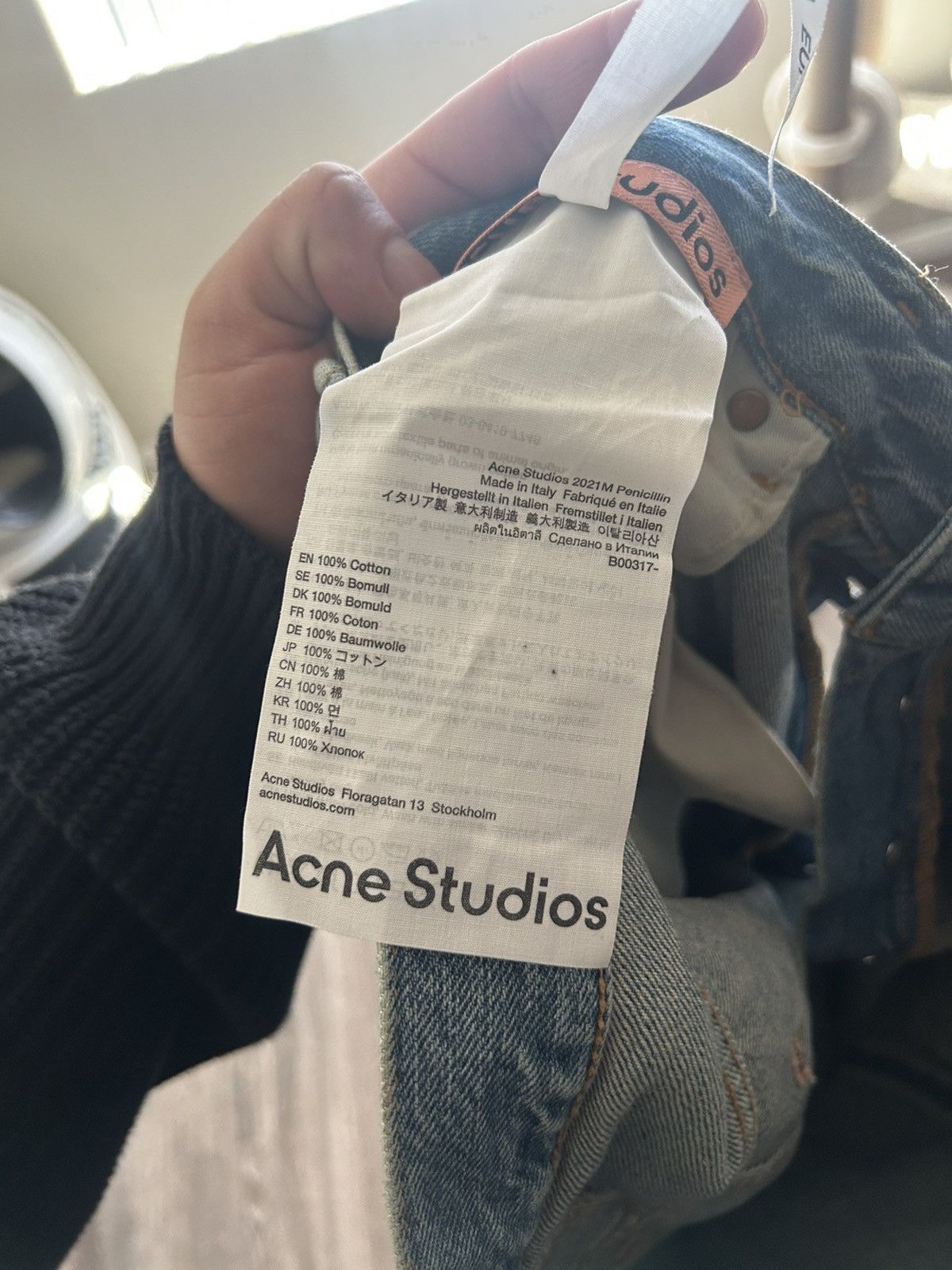 Acne Studios Acne Studios 2021M Penicillin Jeans Boot Cut