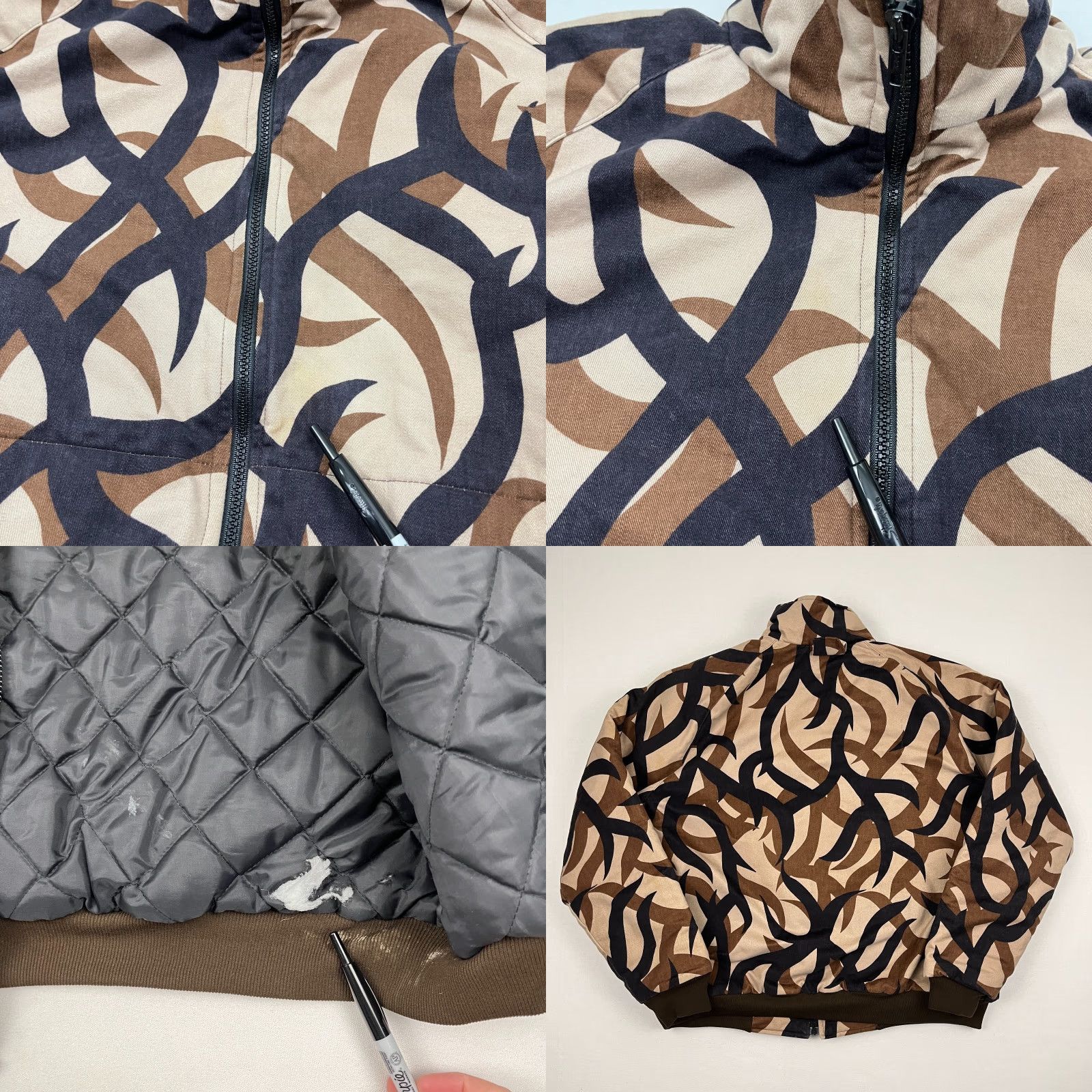 Vintage VINTAGE Brigade Quartermasters ASAT Tribal Camo BDU Jacket Military Quilted XL Jacket Size US XL / EU 56 / 4 - 8 Thumbnail