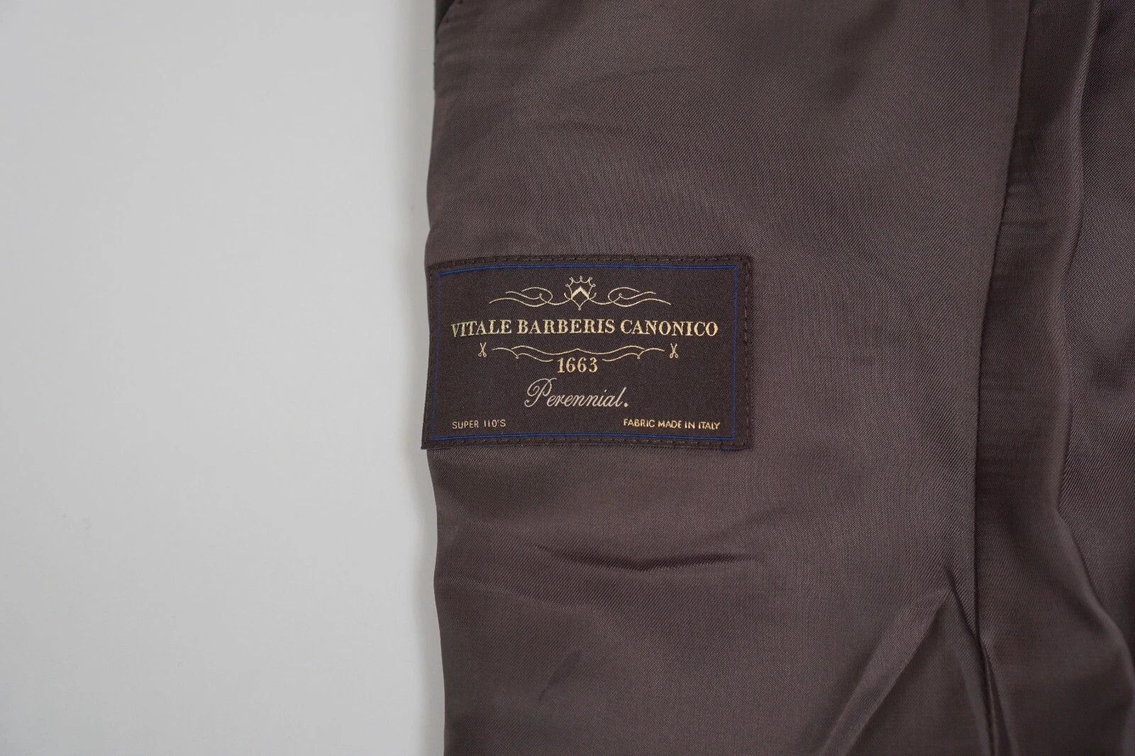 Suitsupply Men Suitsupply Blazer Havana Tulip Brown Wool S110 UK/US44S Size 44S - 6 Thumbnail