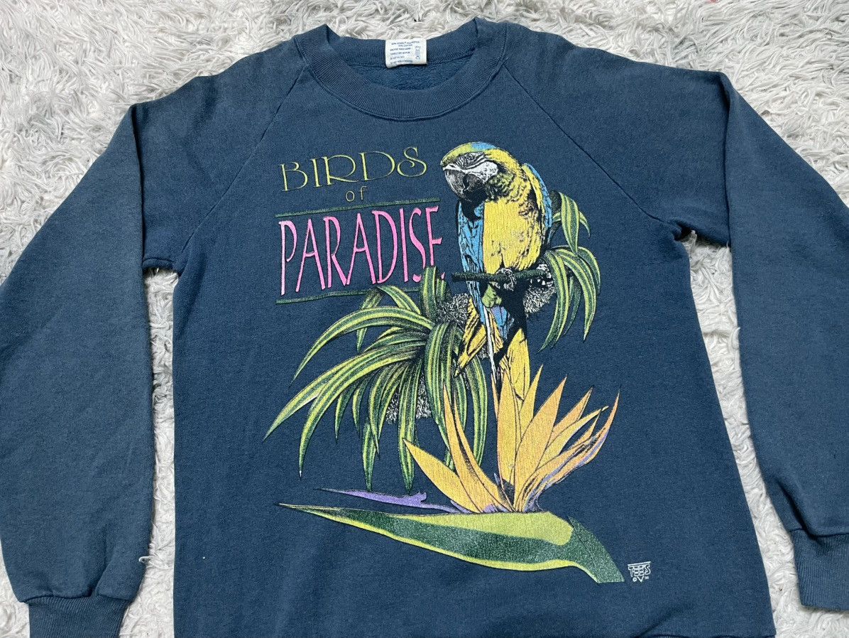 Other 80s BIRD OF PARADISE SWEATSHIRT 50/50 RARE Size US XS / EU 42 / 0 - 5 Thumbnail