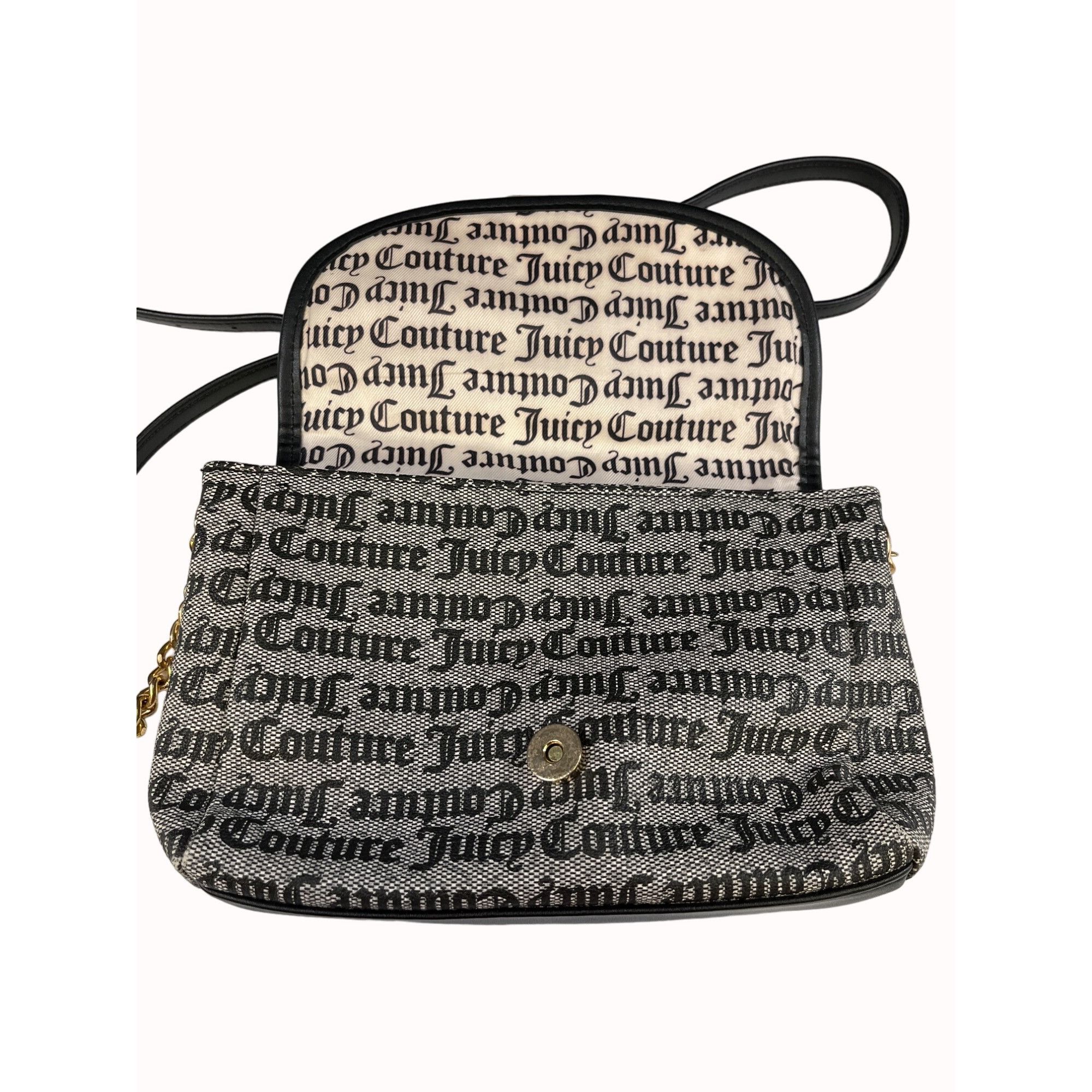 Juicy Couture Juicy Couture Women's Grey & Black Logo Crossbody Bag SKU 63 Size ONE SIZE - 3 Thumbnail