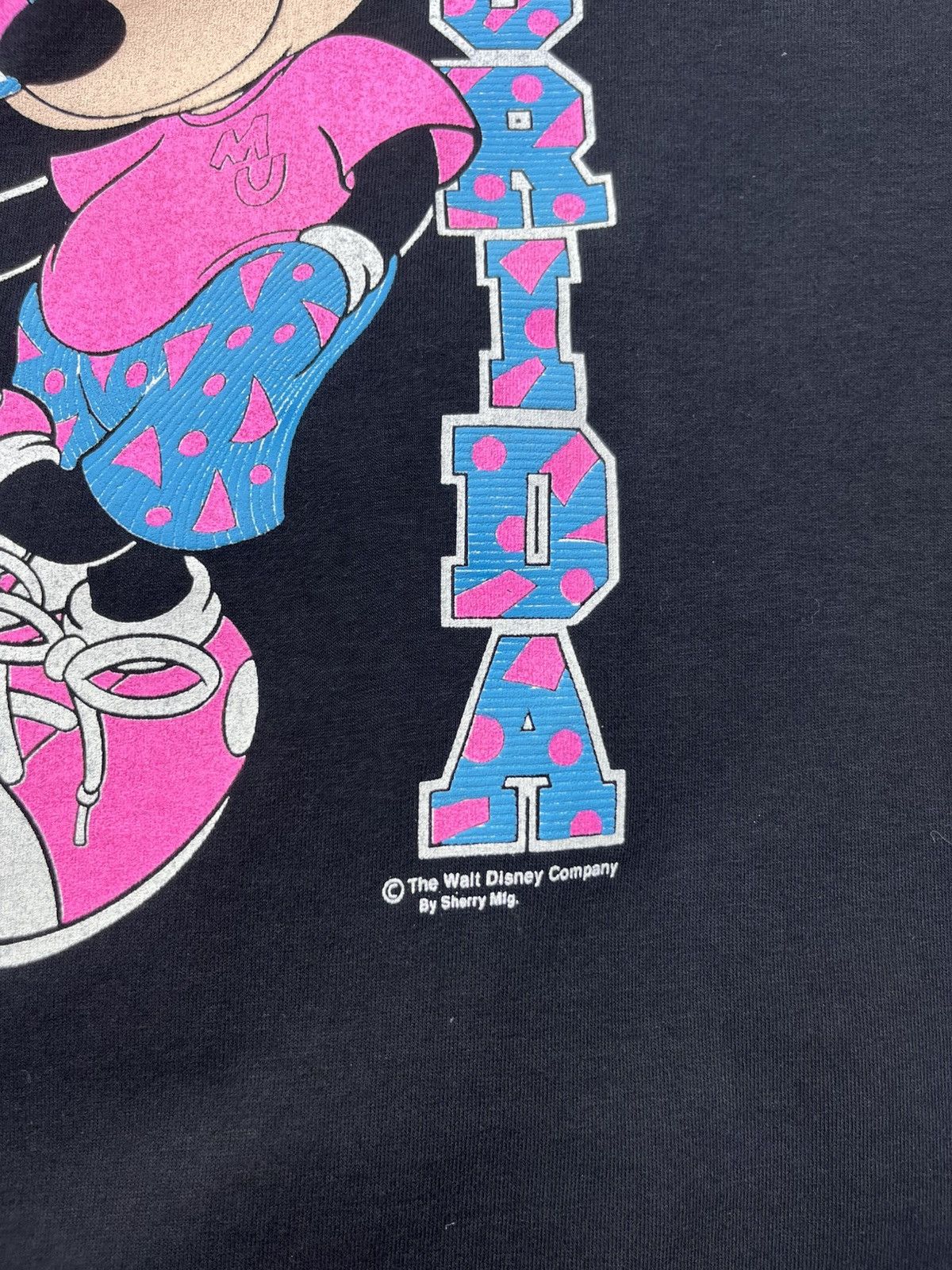 Disney × Vintage Vintage Sherry’s Best Mickey Mouse Florida neon t-shirt tee Size US XL / EU 56 / 4 - 8 Thumbnail