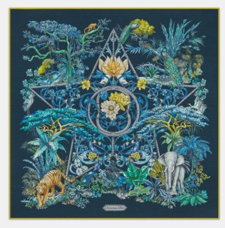 Dior o1w1db11024 Size: OS / Etoile de Voyage Square Scarf Size ONE SIZE - 2 Thumbnail