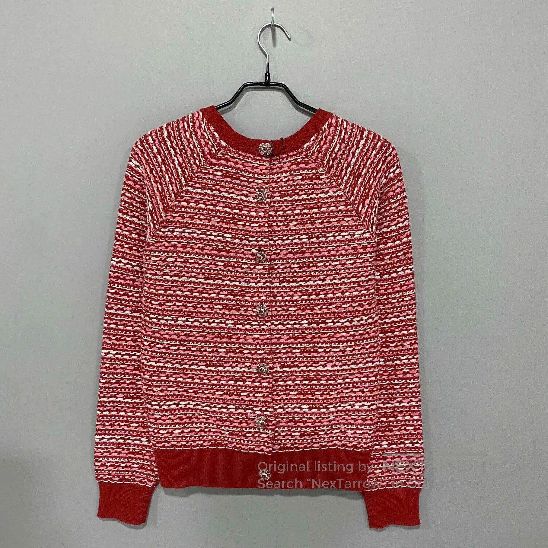 Chanel Chanel Cashmere Sweater Coat with Glass Buttons. Size XS / US 0-2 / IT 36-38 - 3 Thumbnail