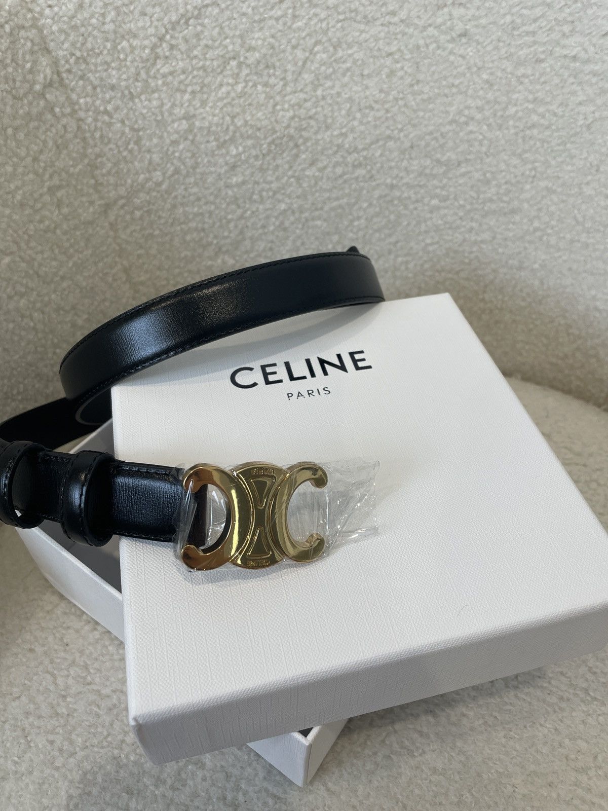 celine thin belt