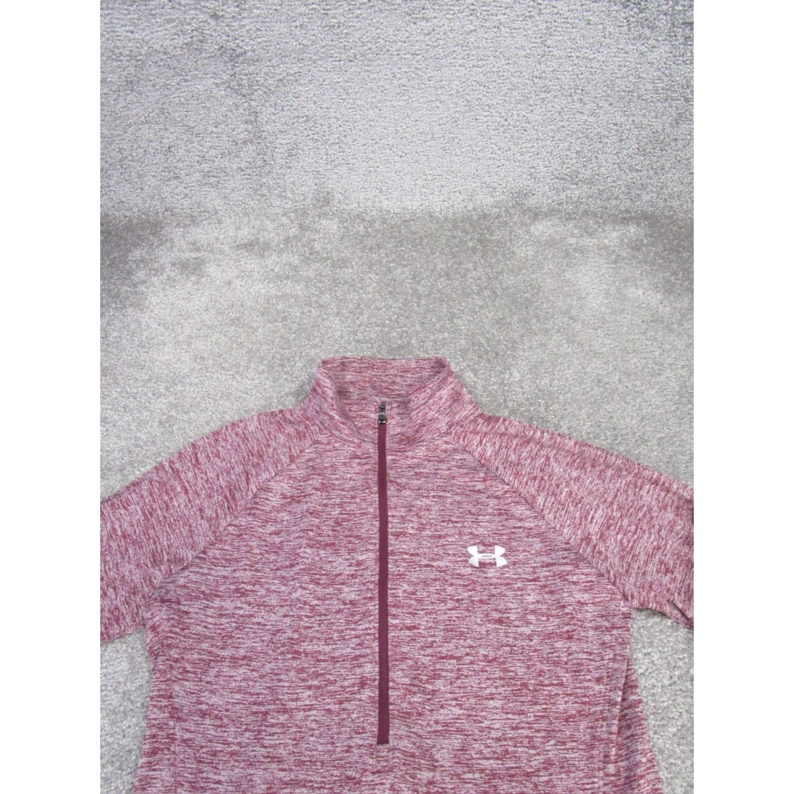 Under Armour Under Armour Sweatshirt Womens Small Heatgear Burgundy Red Size S / US 4 / IT 40 - 2 Thumbnail