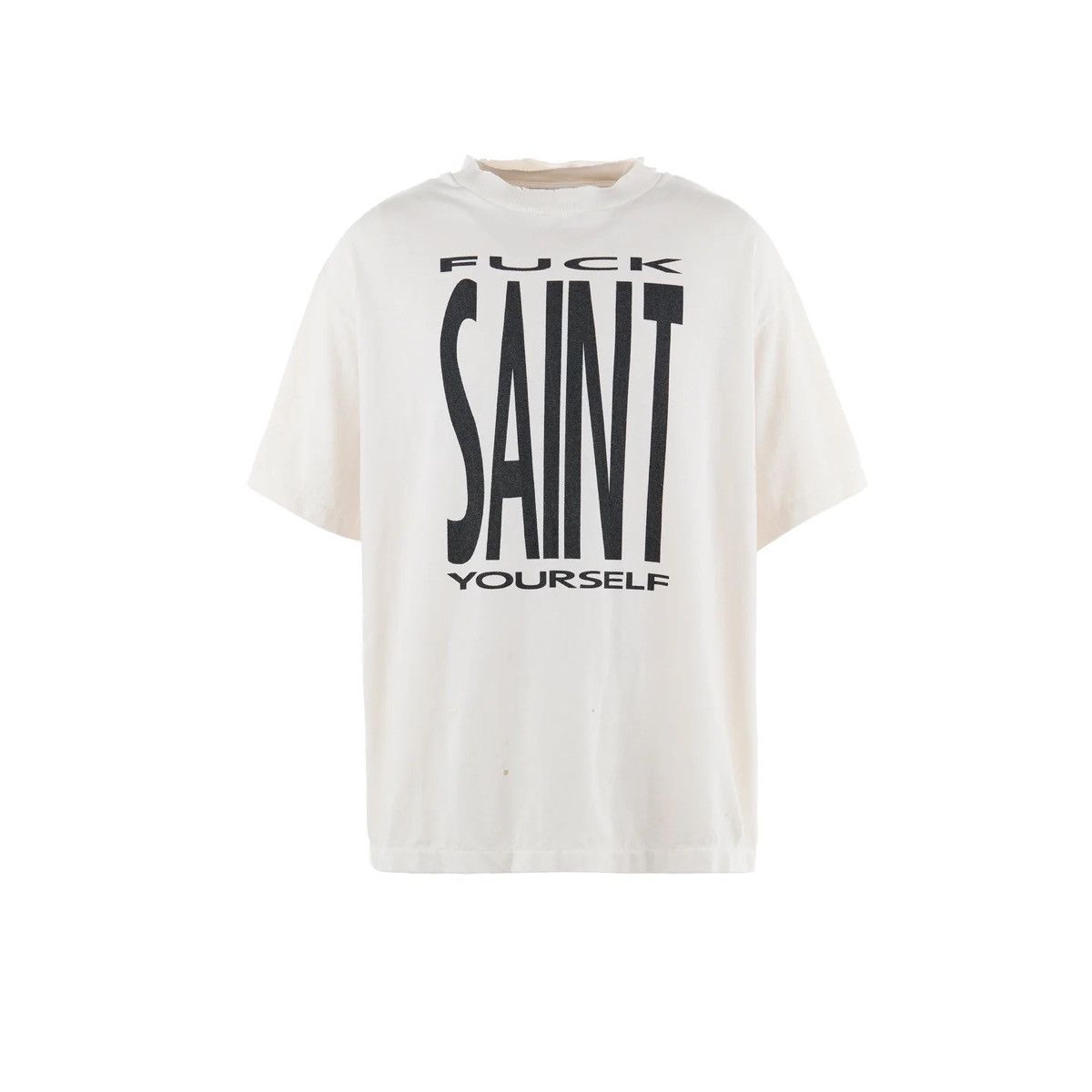 Saint Mxxxxxx♡ KEN&LYDIA&TYLERSM-HR8-0000-C20 Saint Michael SAINT Mxxxxxx SAINT YOURSELF Tee White XXL SM