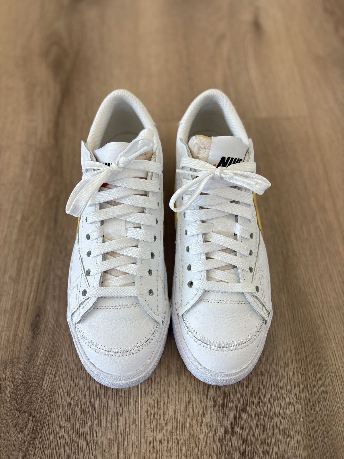 Nike Nike Blazer Jumbo White Yellow Size US 9 / EU 42 - 4 Thumbnail
