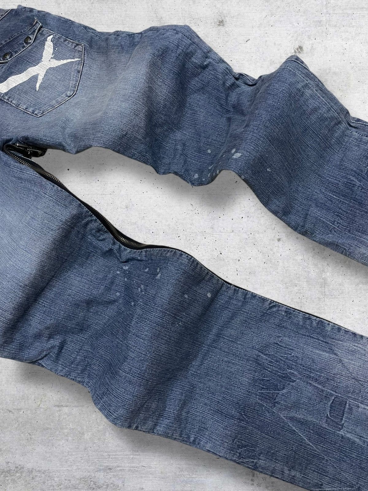 PPFM VINTAGE PPFM DESIGNER JAPAN ARCHIVE ANARCHY REVERSIBLE DENIM Size US 32 / EU 48 - 14 Thumbnail
