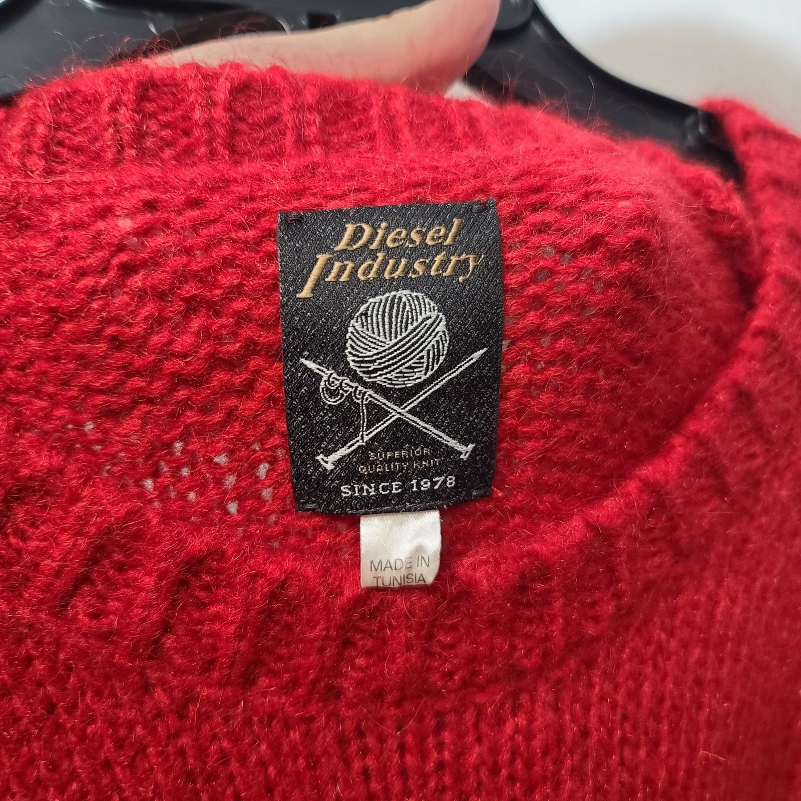Diesel Diesel Tengu Mohair Blend Sweater XL Size US XL / EU 56 / 4 - 5 Thumbnail