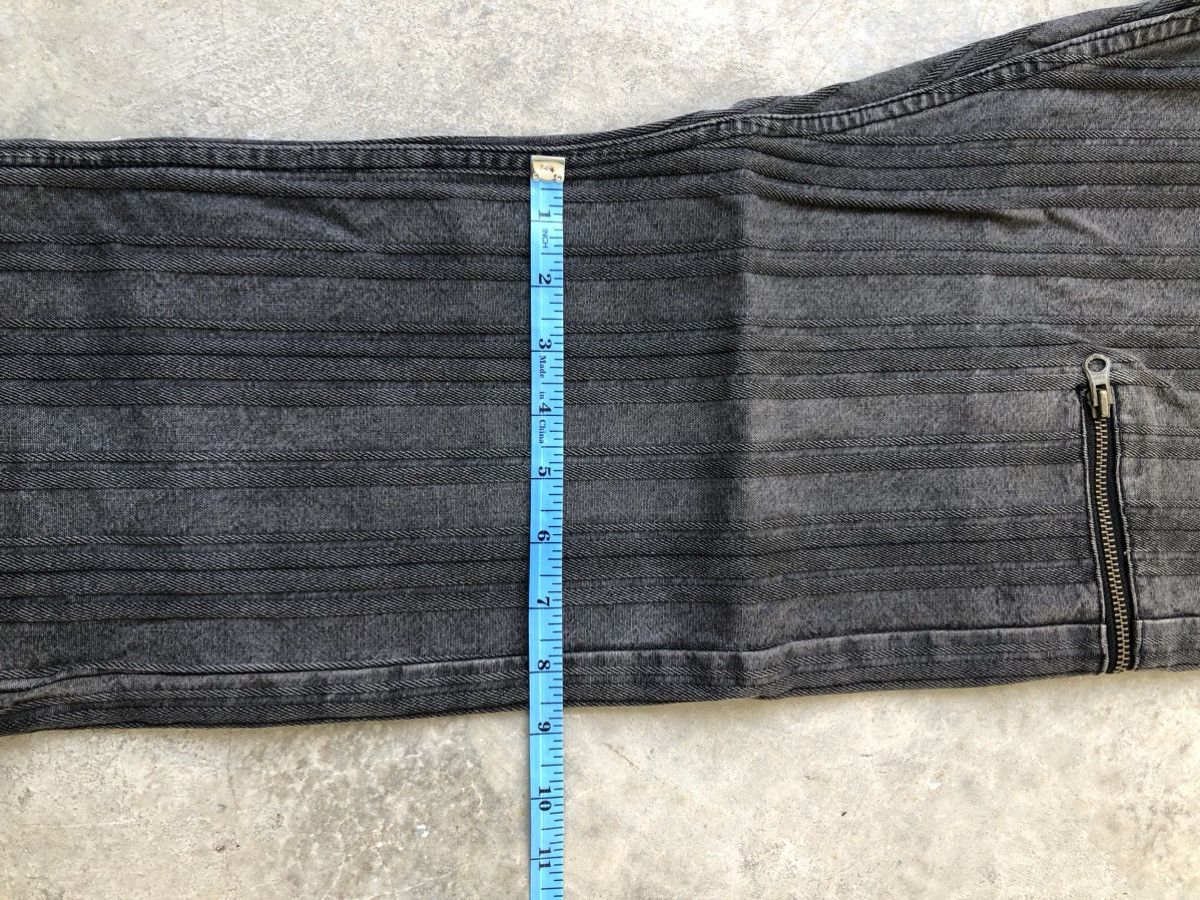 PPFM PPFM 2003 Striped Twill Cargo Double Zip Pocket Denim Size US 29 - 15 Thumbnail