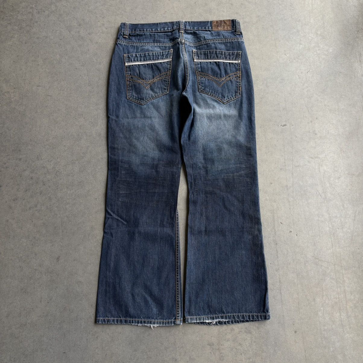 Ariat × Southpole × Vintage Vintage Y2K Southpole Ariat "SOS" Denim Jeans Baggy 38x30 Size US 38 / EU 54 - 10 Thumbnail