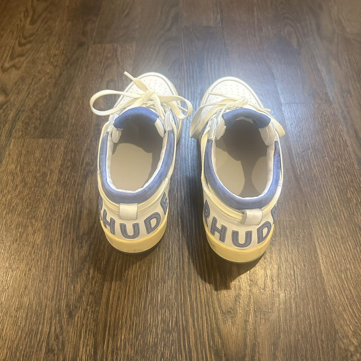 Rhude Rhude RHECESS Sneakers – Blue/White (Worn Once) Size US 9.5 / EU 42-43 - 4 Thumbnail