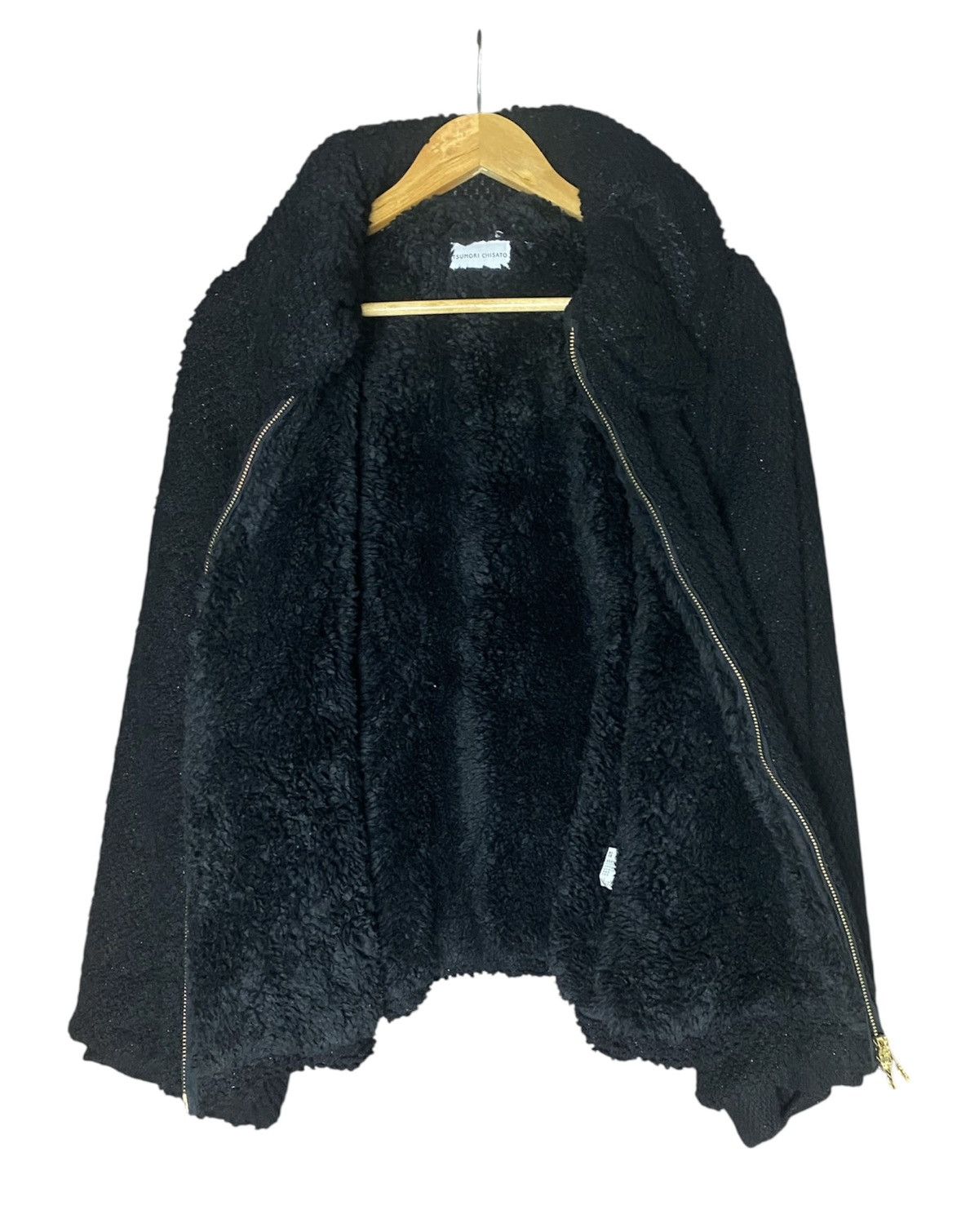 Issey Miyake Tsumori Chisato Issey Miyake Faux Furry Zipper Jacket Size US M / EU 48-50 / 2 - 2 Thumbnail