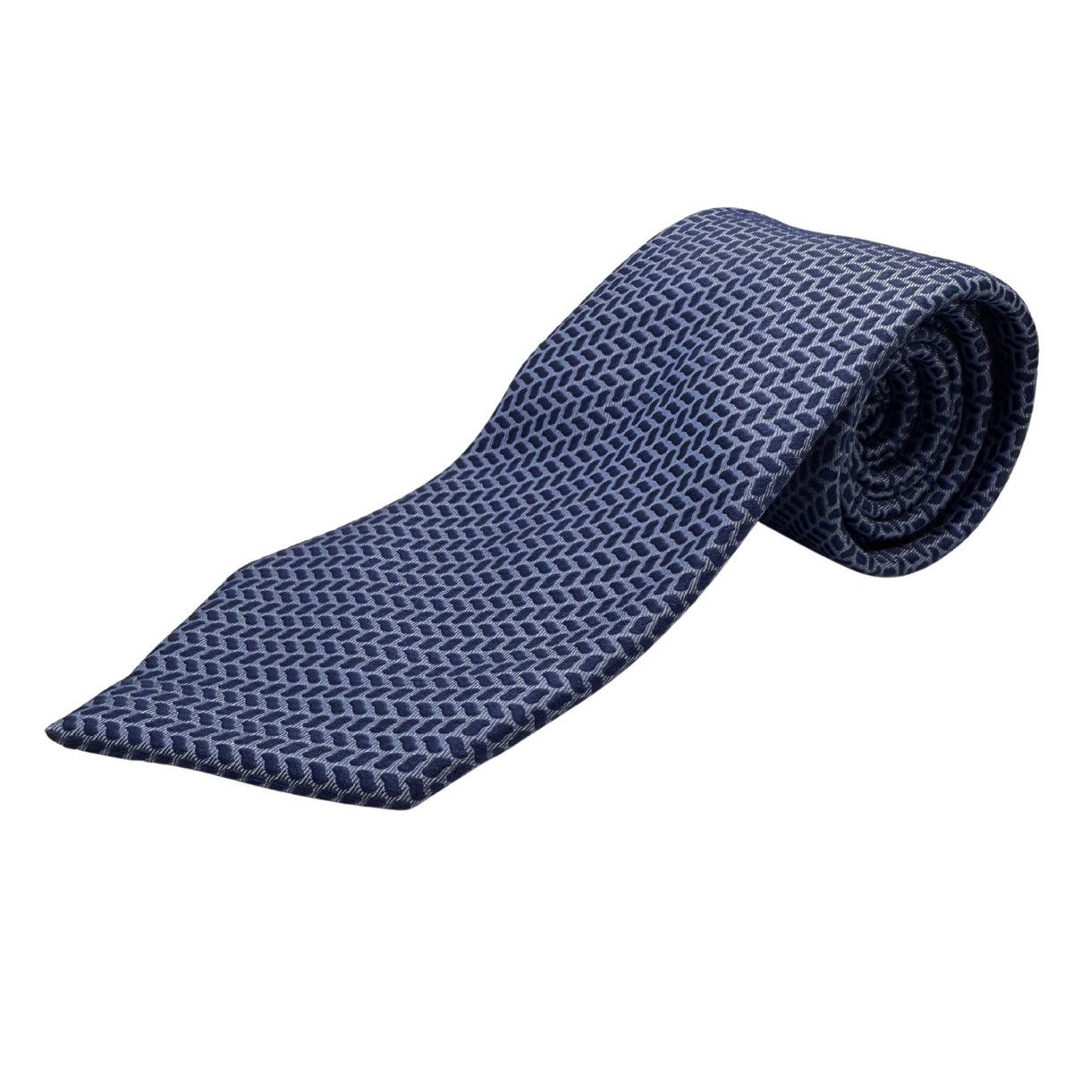 Ermenegildo Zegna Ermenegildo Zegna Silk Tie, Blue, Made in Italy, Like New Size ONE SIZE - 1 Thumbnail