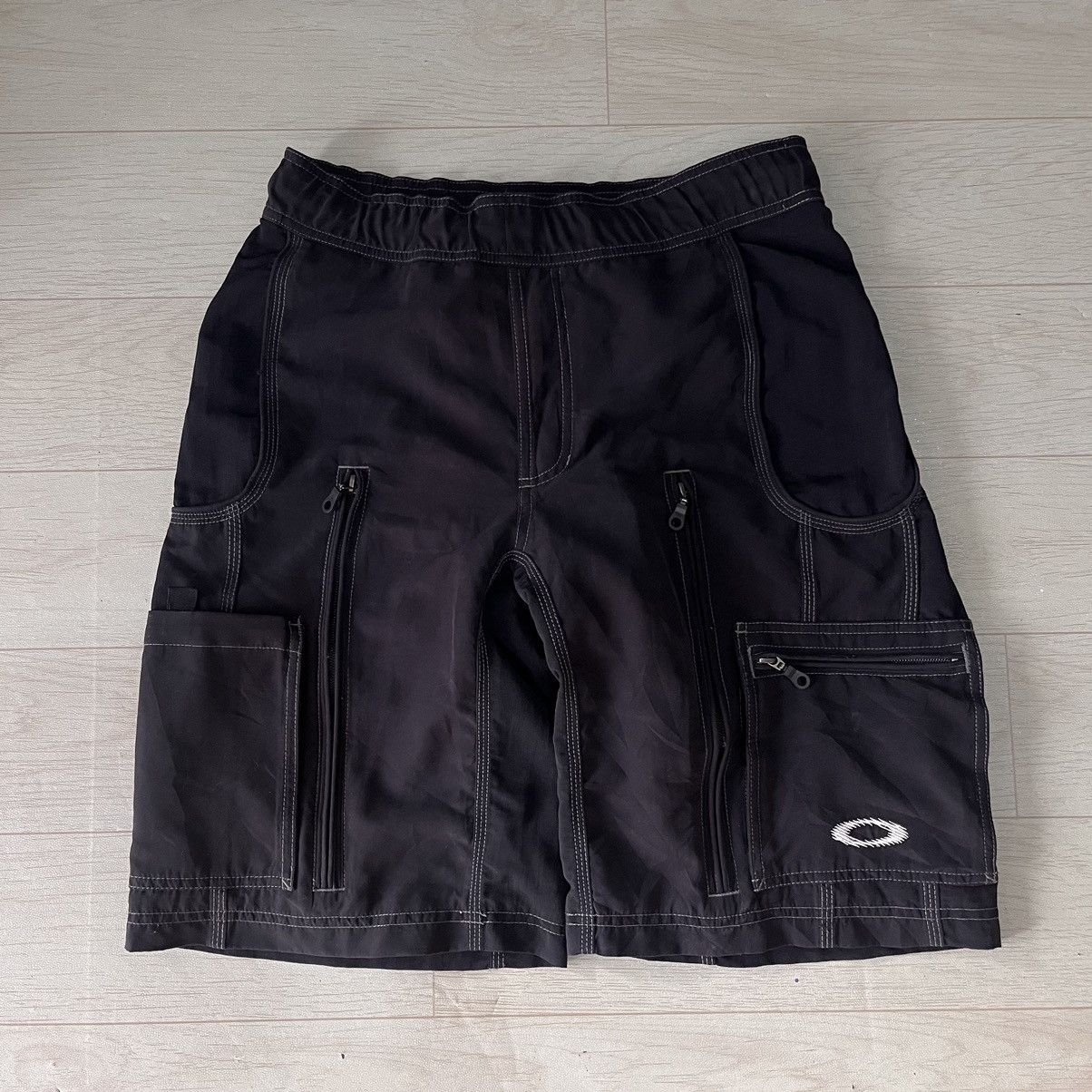 Oakley × Palace Palace x Oakley Nitrofuel Shorts Black | Grailed