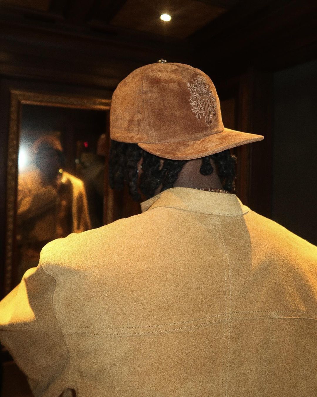 Chrome Hearts Chrome Hearts 5-Panel Brown Suede Dagger Hat (Unopened) Size ONE SIZE - 20 Thumbnail