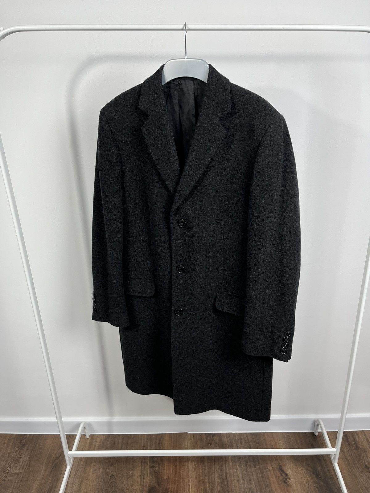 Vintage Vintage Coat Jacket Wool Cashmere Black Overcoat Size 48 Size US M / EU 48-50 / 2 - 3 Thumbnail
