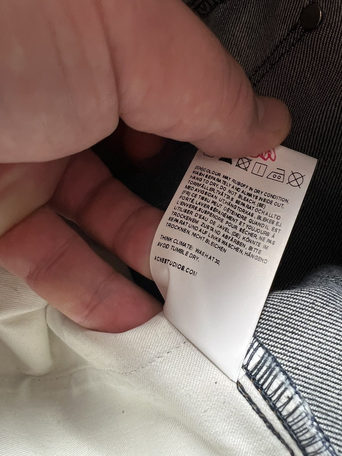 Acne Studios Acne Studios Max Raw Jeans Men’s Denim Pants Size US 28 / EU 44 - 17 Thumbnail