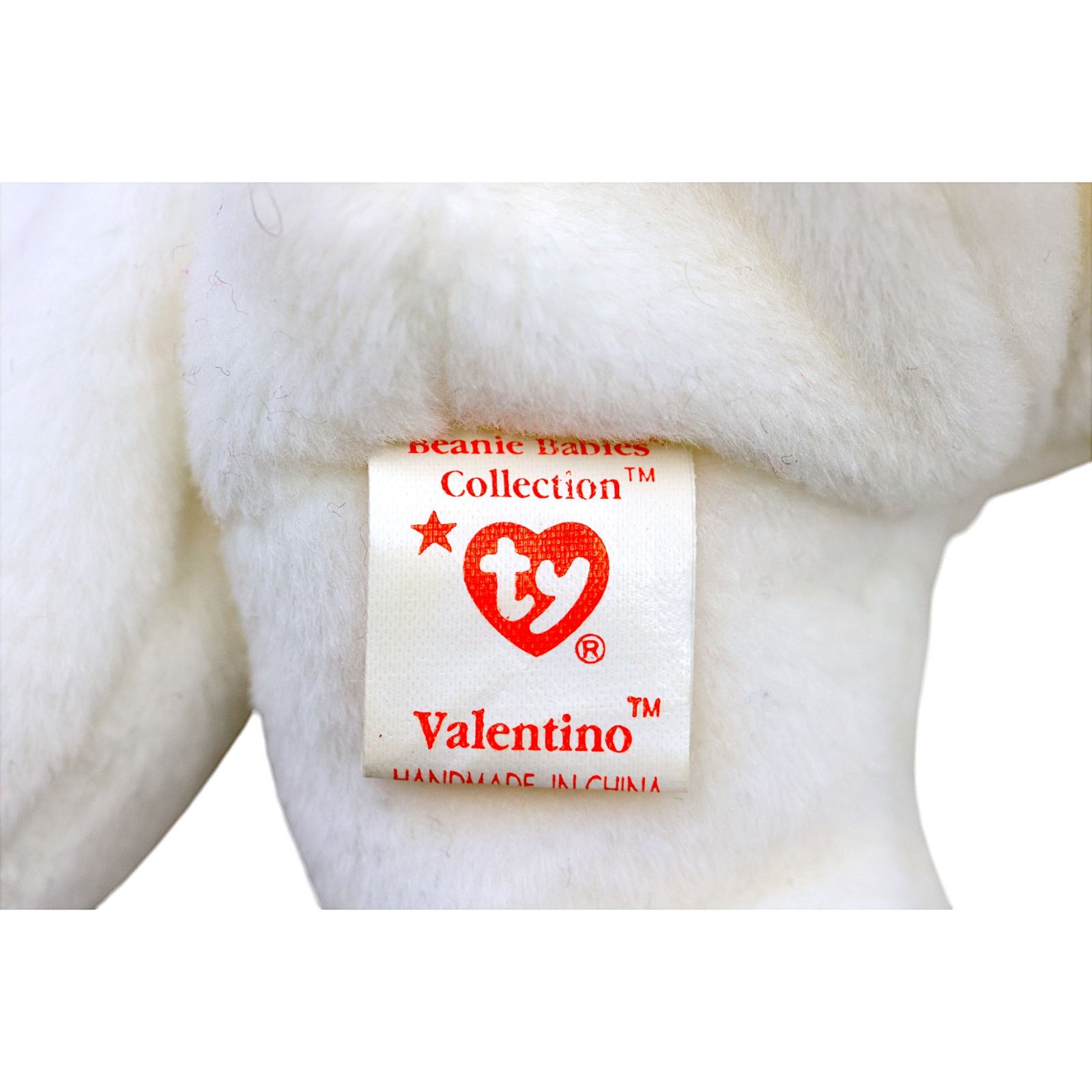 Vintage Ty Beanie Baby 1994 - Valentino the Bear Size ONE SIZE - 6 Thumbnail