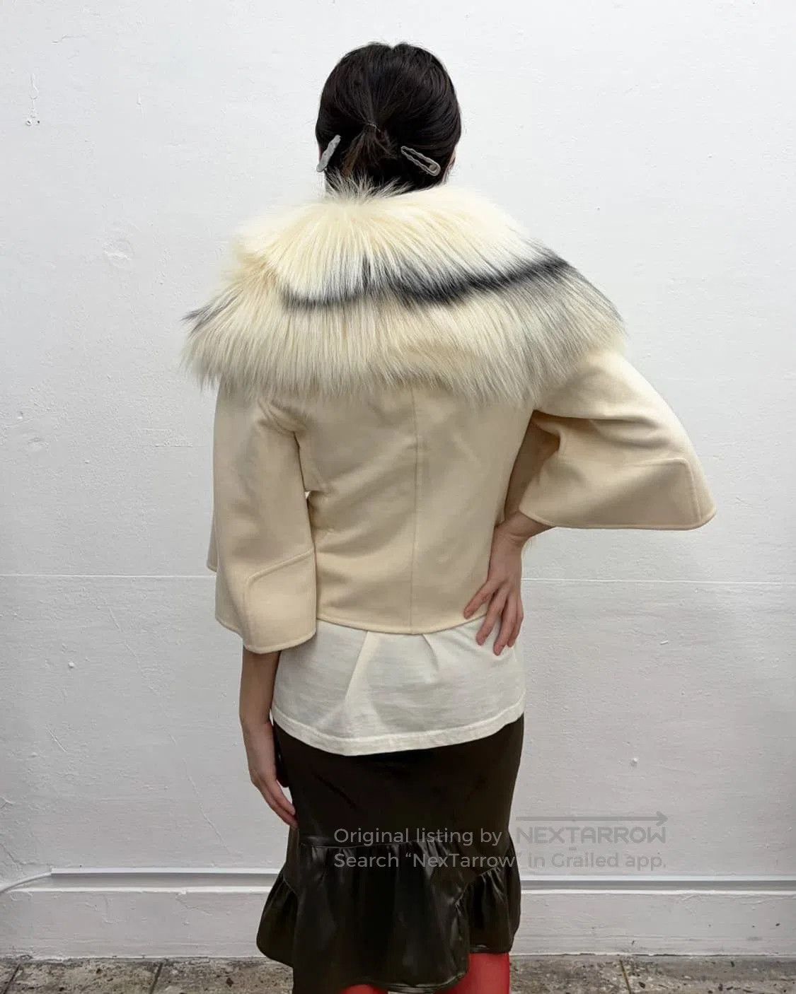 Salvatore Ferragamo Salvatore Ferragamo Fur Leather Coat. Size M / US 6-8 / IT 42-44 - 5 Thumbnail