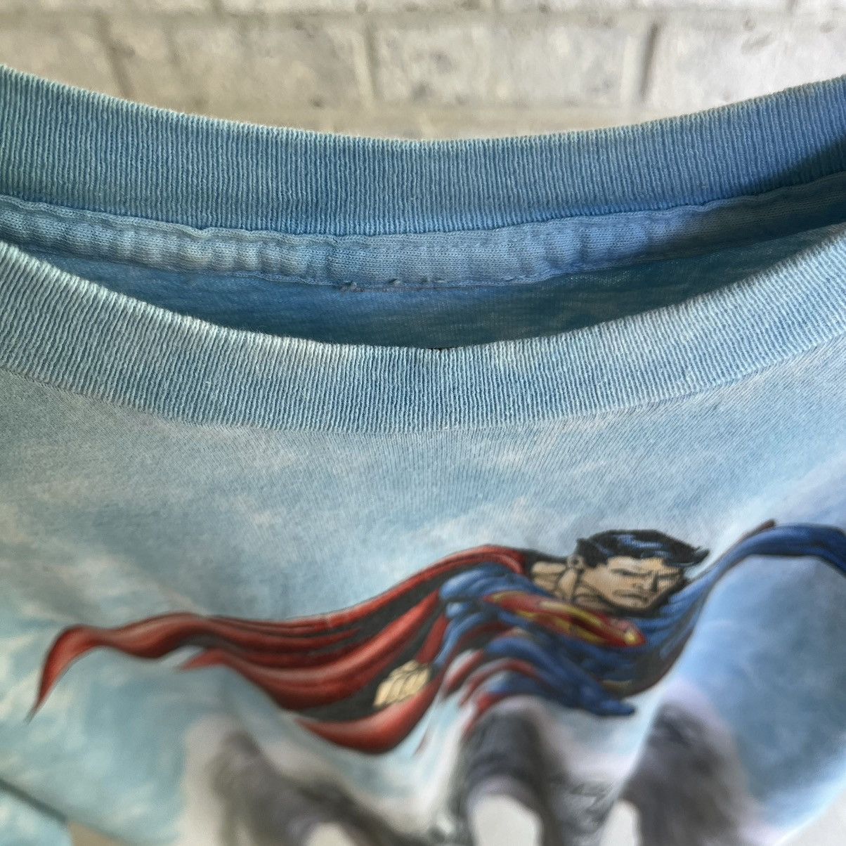 Vintage Vintage 1997 SUPERMAN Six Flags Park Tee Size US L / EU 52-54 / 3 - 3 Thumbnail